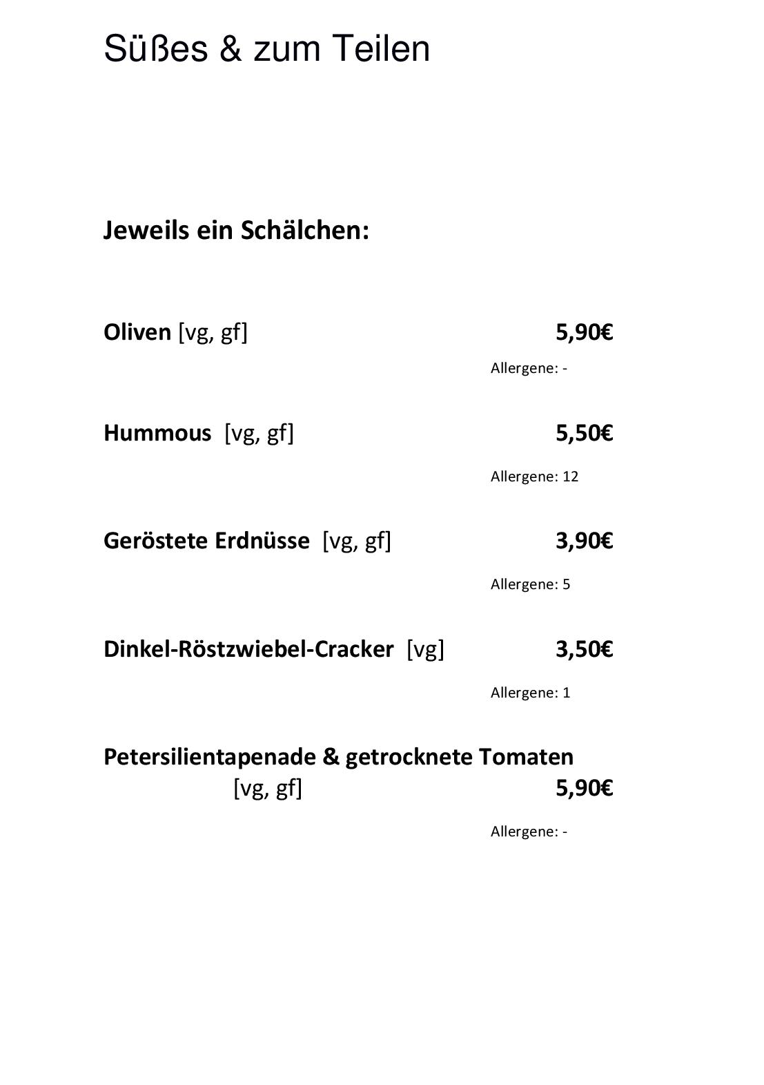 Speisekarte Eugens Bio Restaurant und Catering in Konstanz, Seite 14