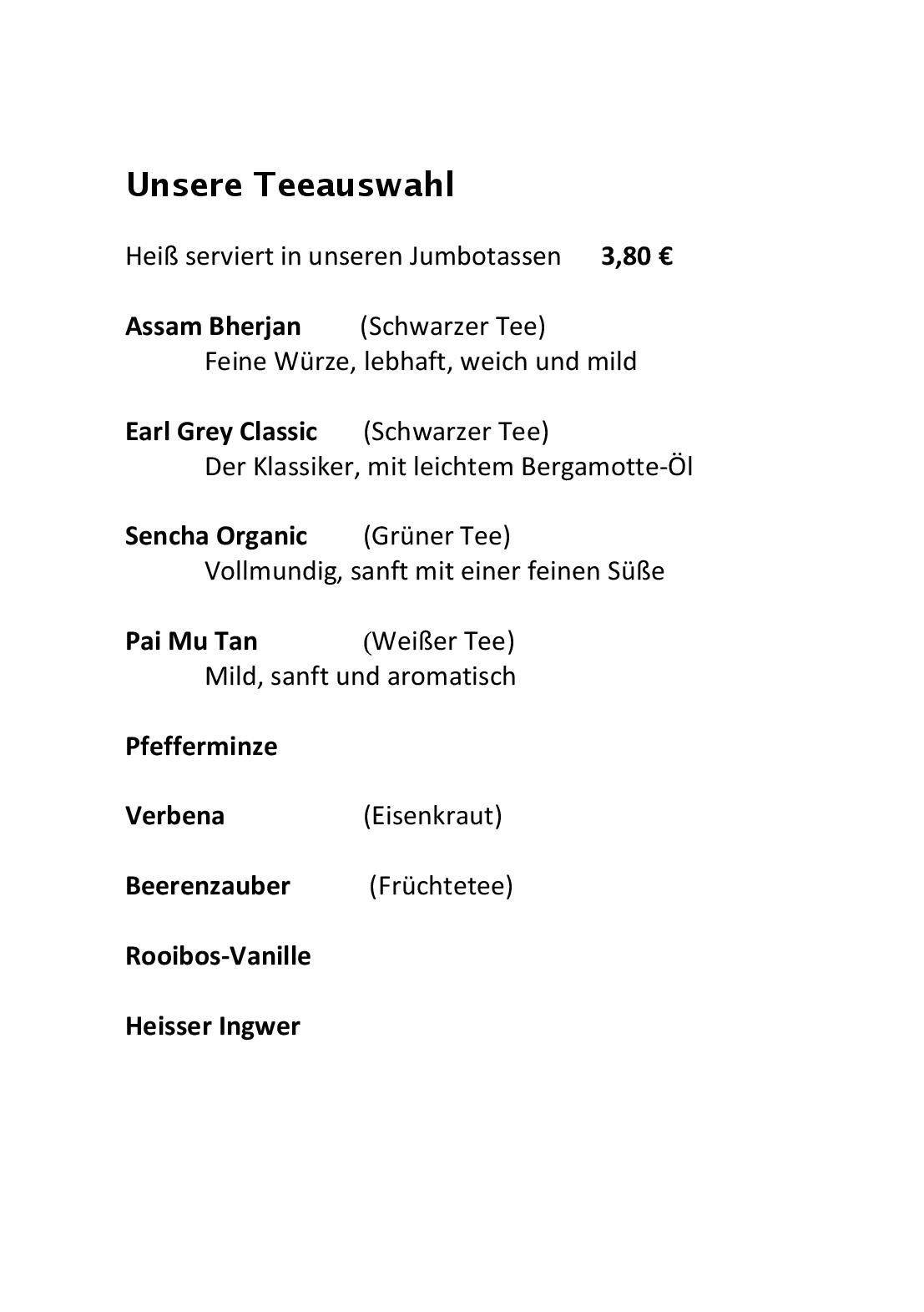 Speisekarte Eugens Bio Restaurant und Catering in Konstanz, Seite 18
