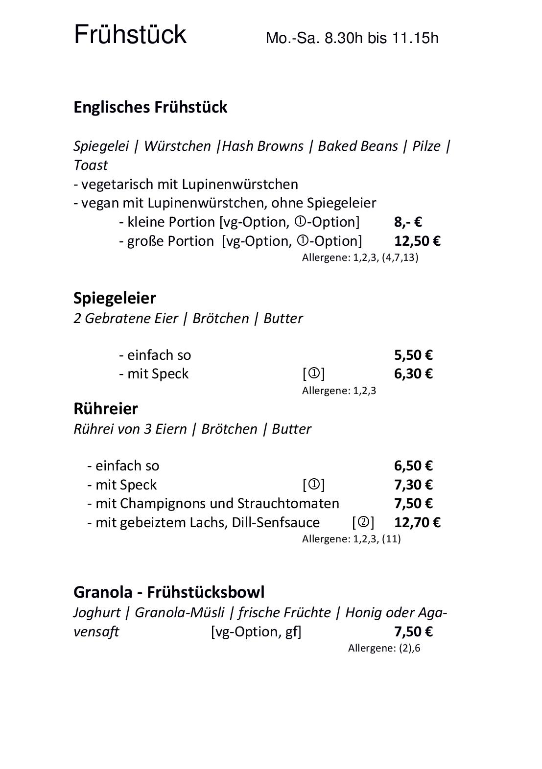 Speisekarte Eugens Bio Restaurant und Catering in Konstanz, Seite 7