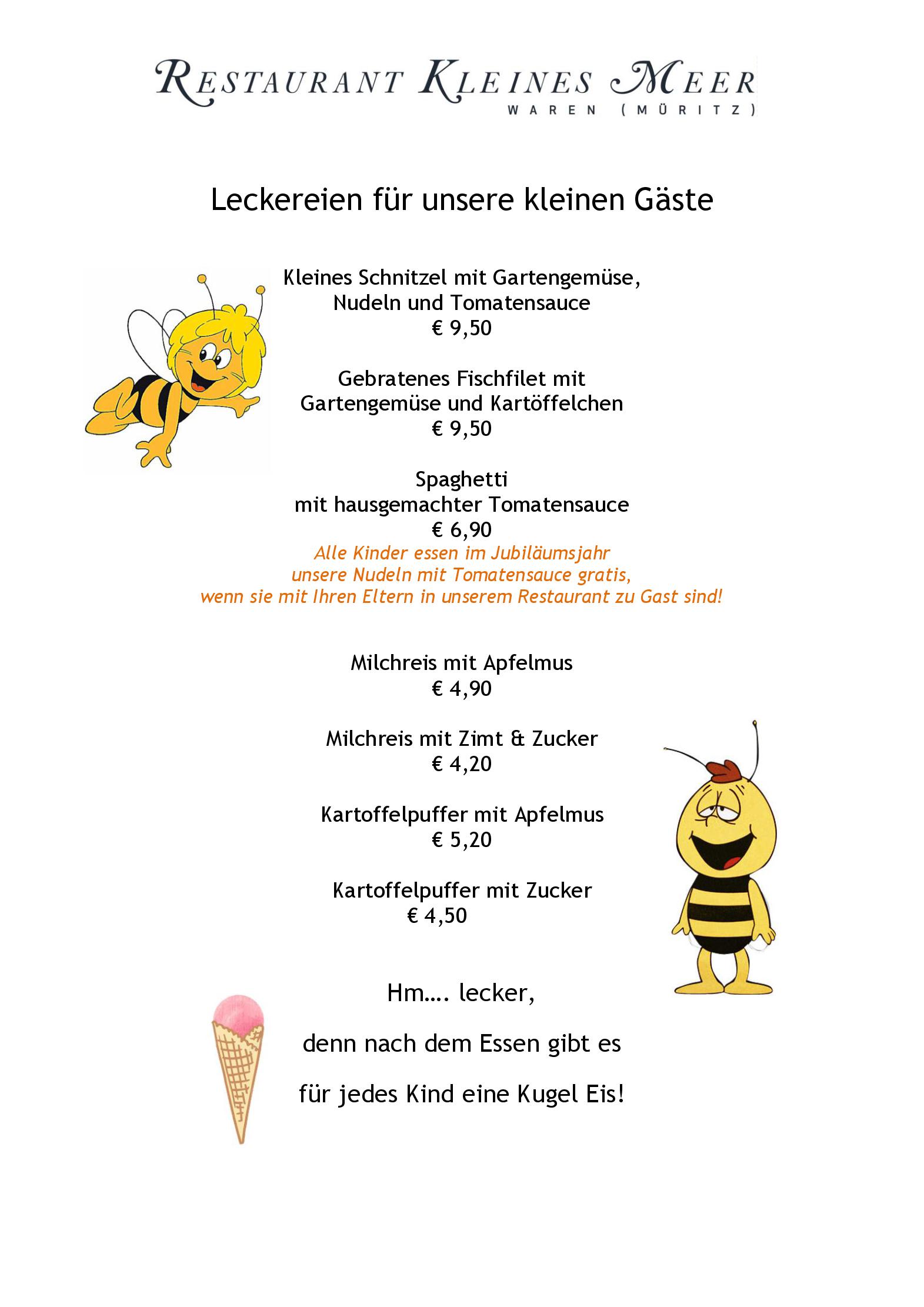 Speisekarte Kleines Meer in Waren (Müritz), Seite 5