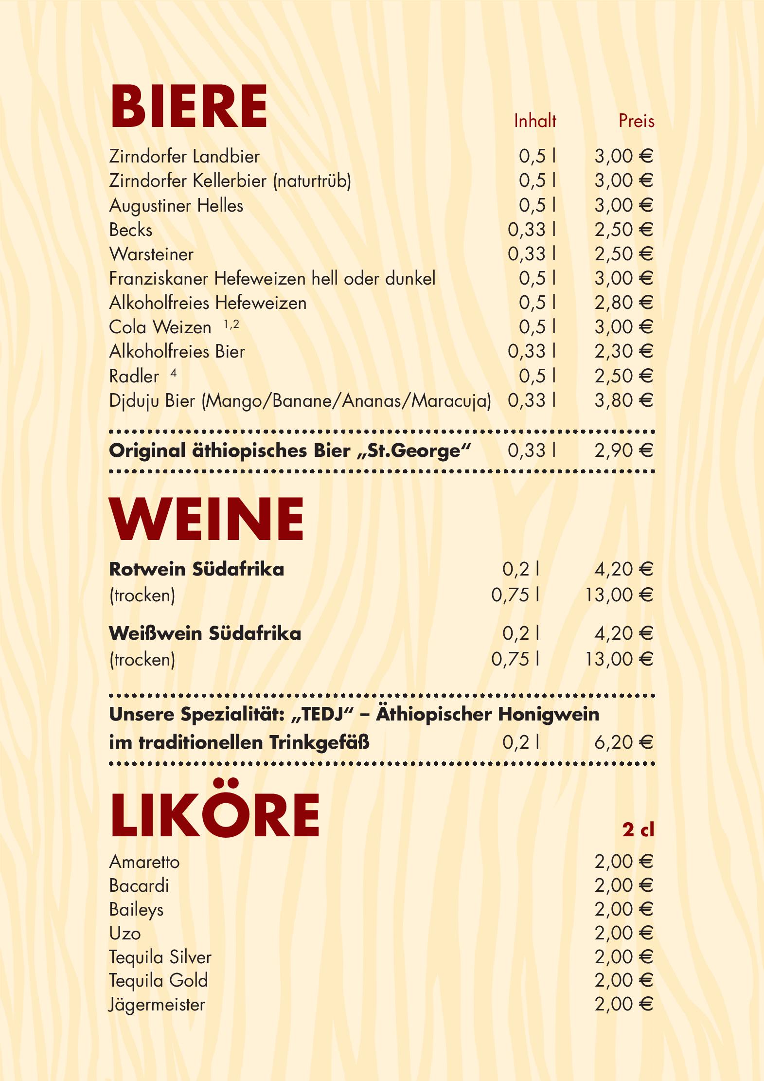 Speisekarte Mesob Restaurant in Nürnberg, Seite 6