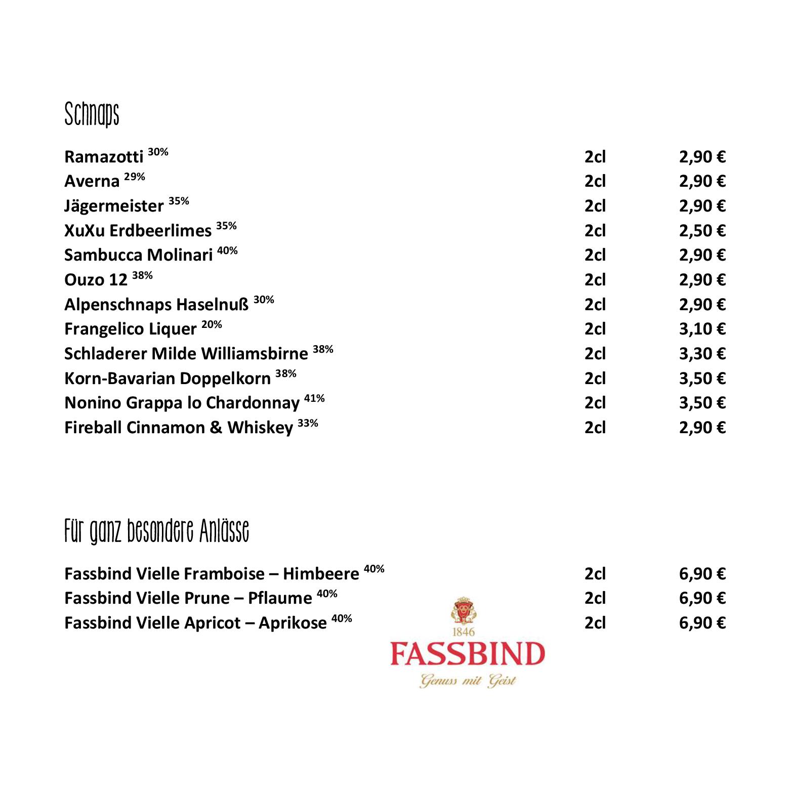 Speisekarte Cantina y Bar in Olching, Seite 20