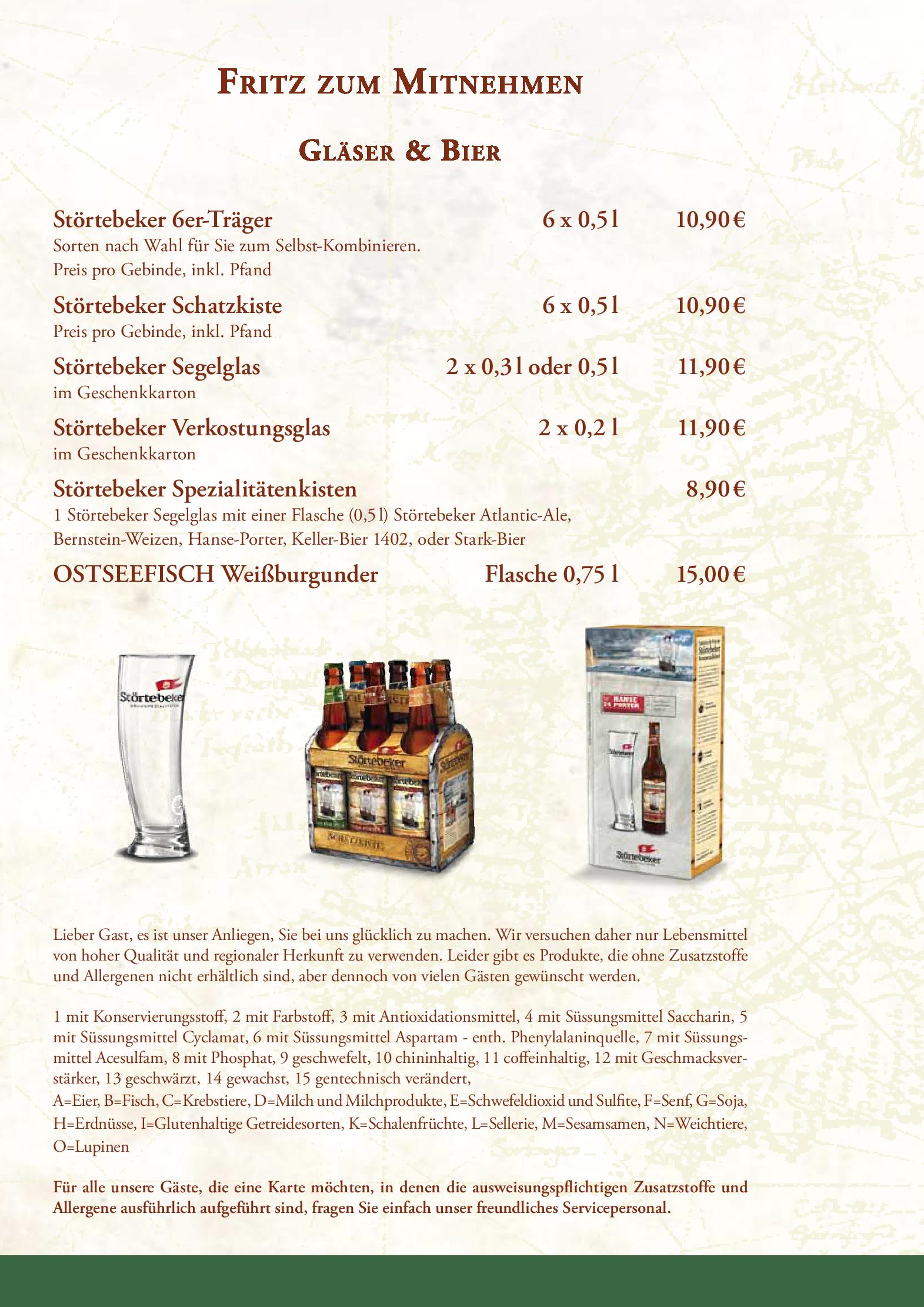 Speisekarte Braugasthaus Zum alten Fritz in Rostock, Seite 22
