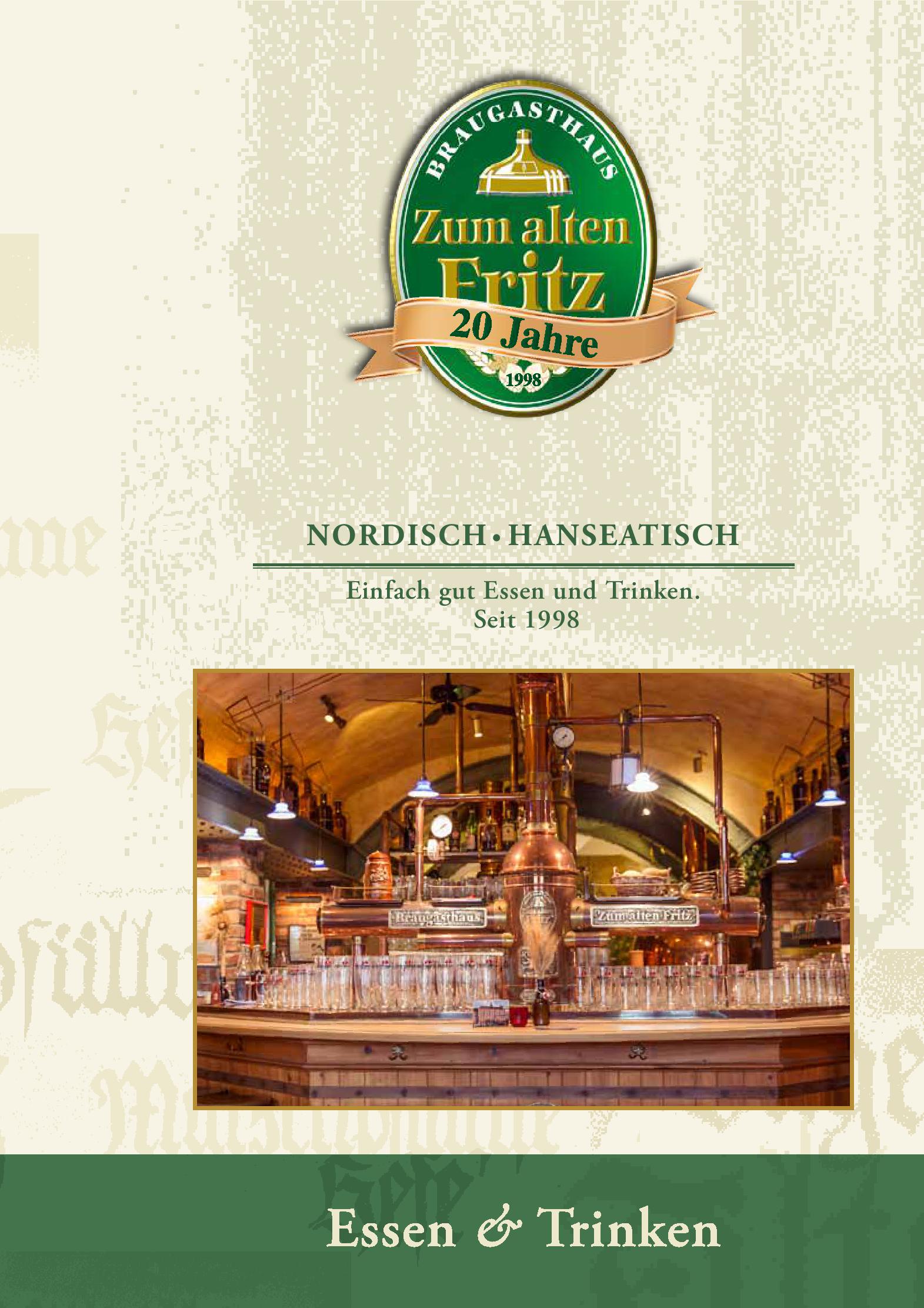 Speisekarte Braugasthaus Zum alten Fritz in Rostock, Seite 25