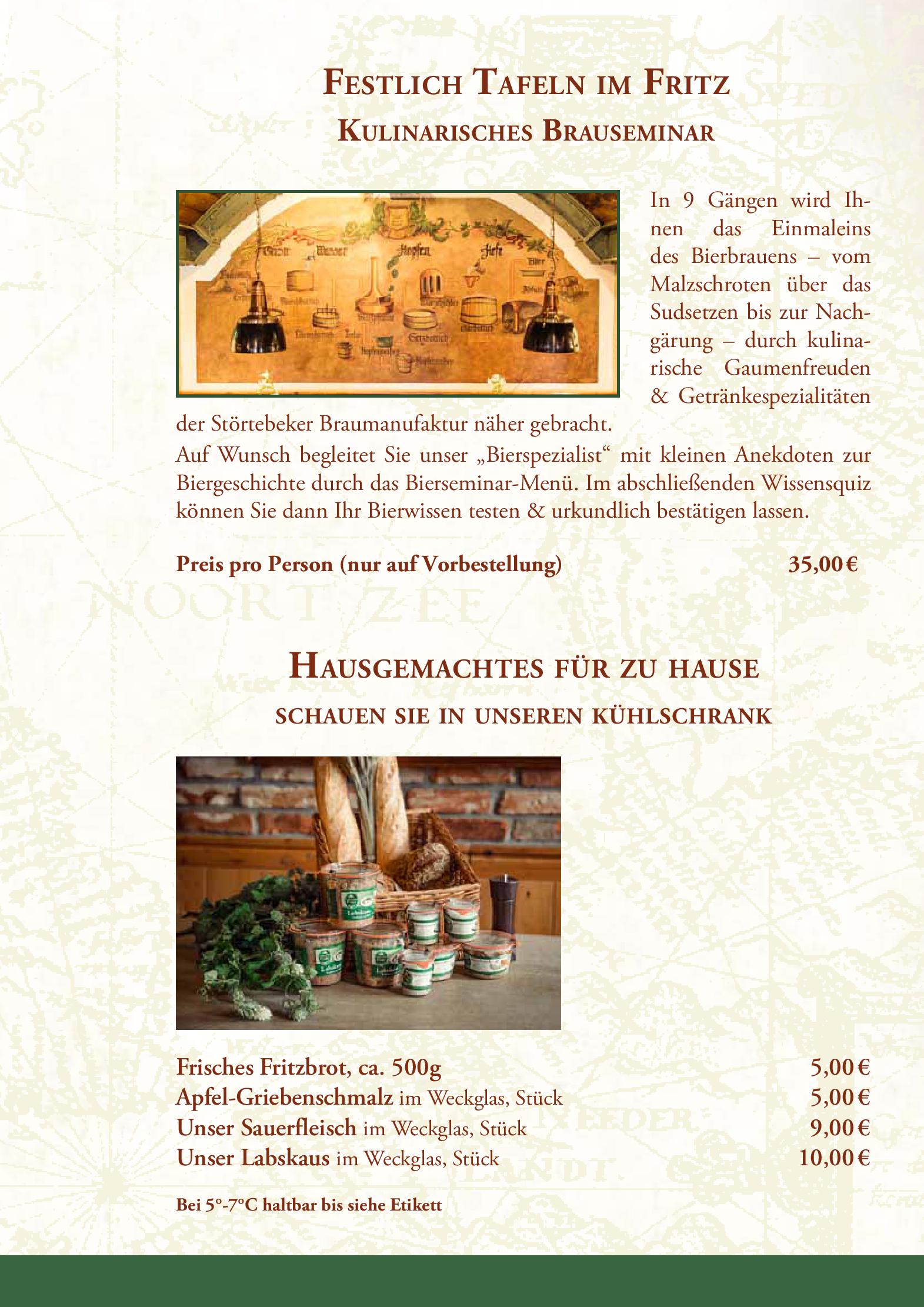 Speisekarte Braugasthaus Zum alten Fritz in Rostock, Seite 57