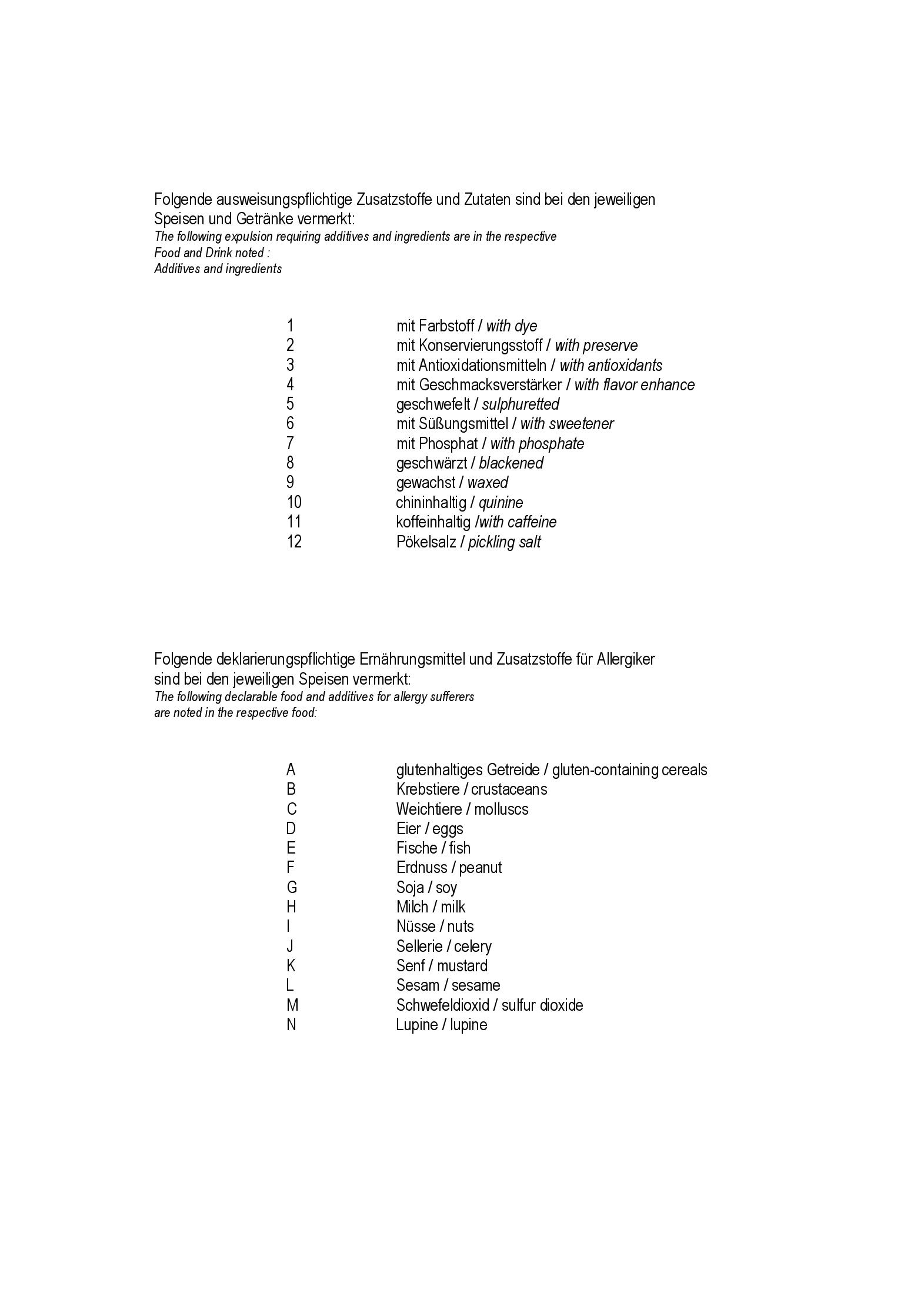 Speisekarte Loipenklause in Oberwiesenthal, Seite 4
