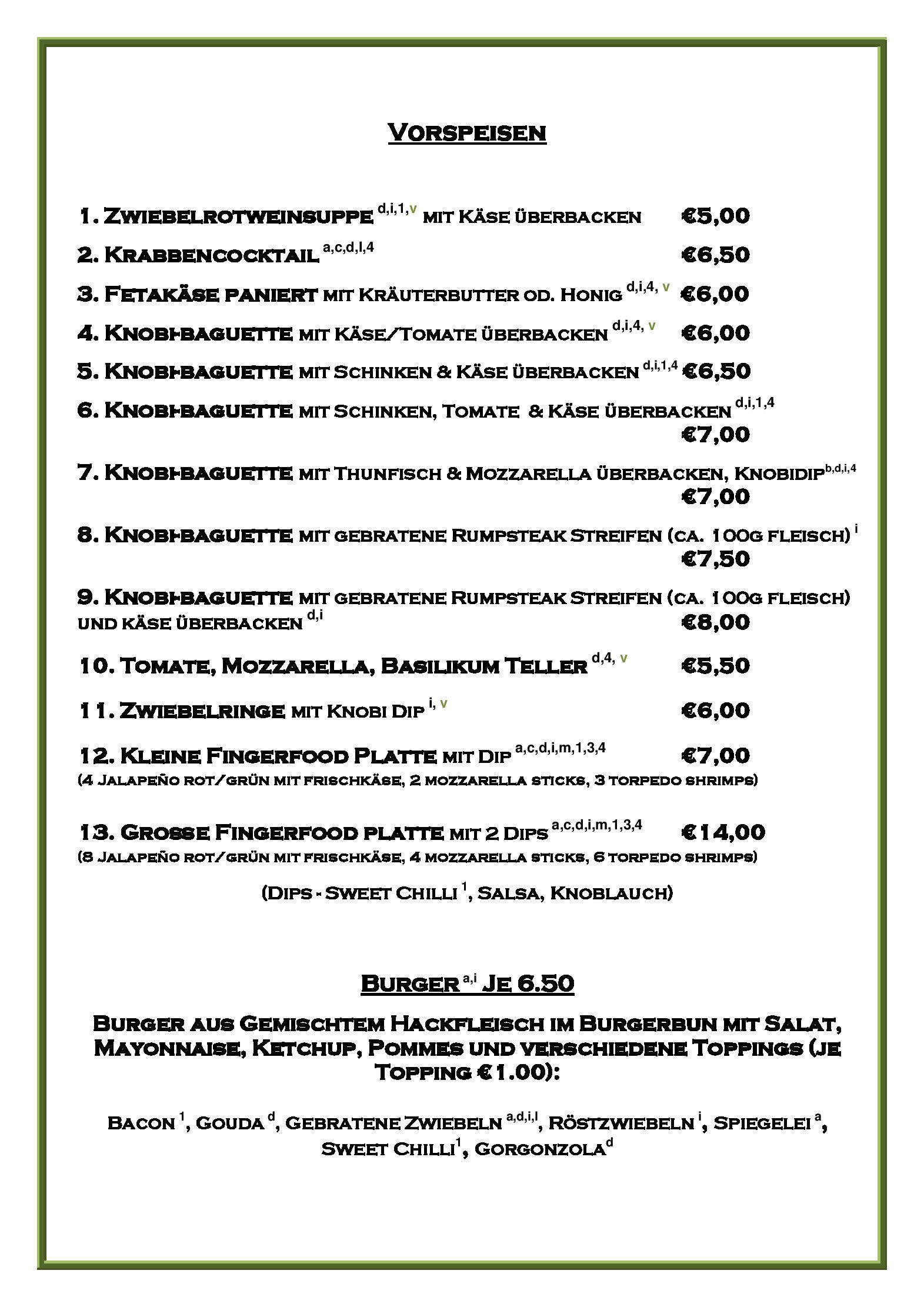 Speisekarte Landgasthof Zur Jägersruh in Vöhl, Seite 2