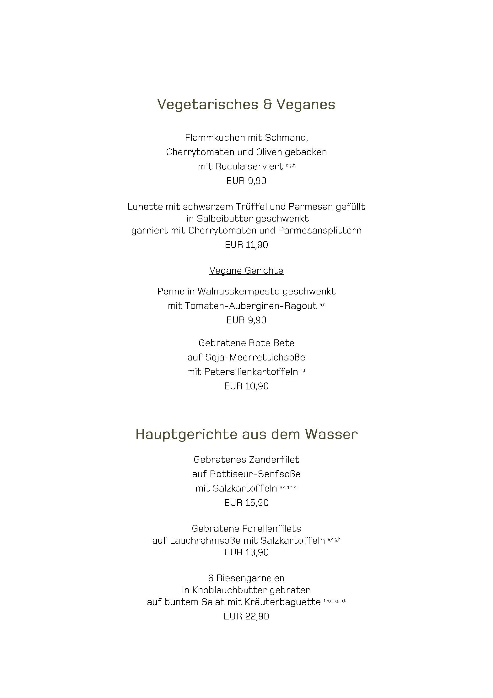Speisekarte ALEX in Bad Alexandersbad, Seite 2