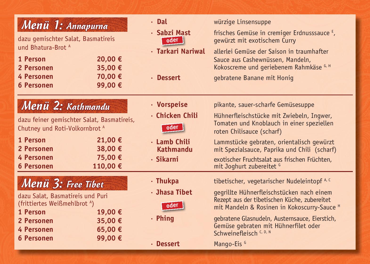 Speisekarte Karma Restaurant Berlin in Berlin, Seite 12