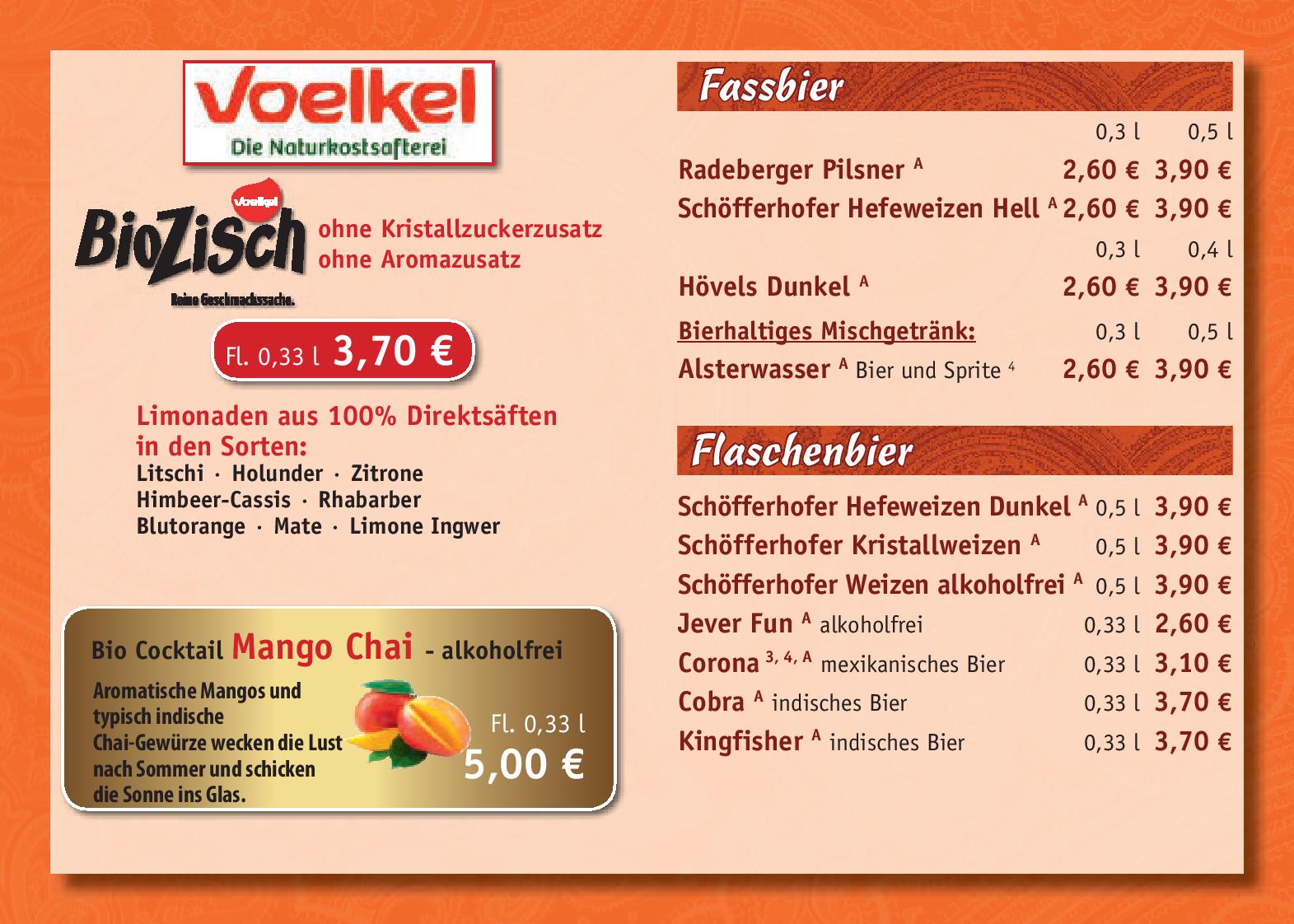 Speisekarte Karma Restaurant Berlin in Berlin, Seite 16