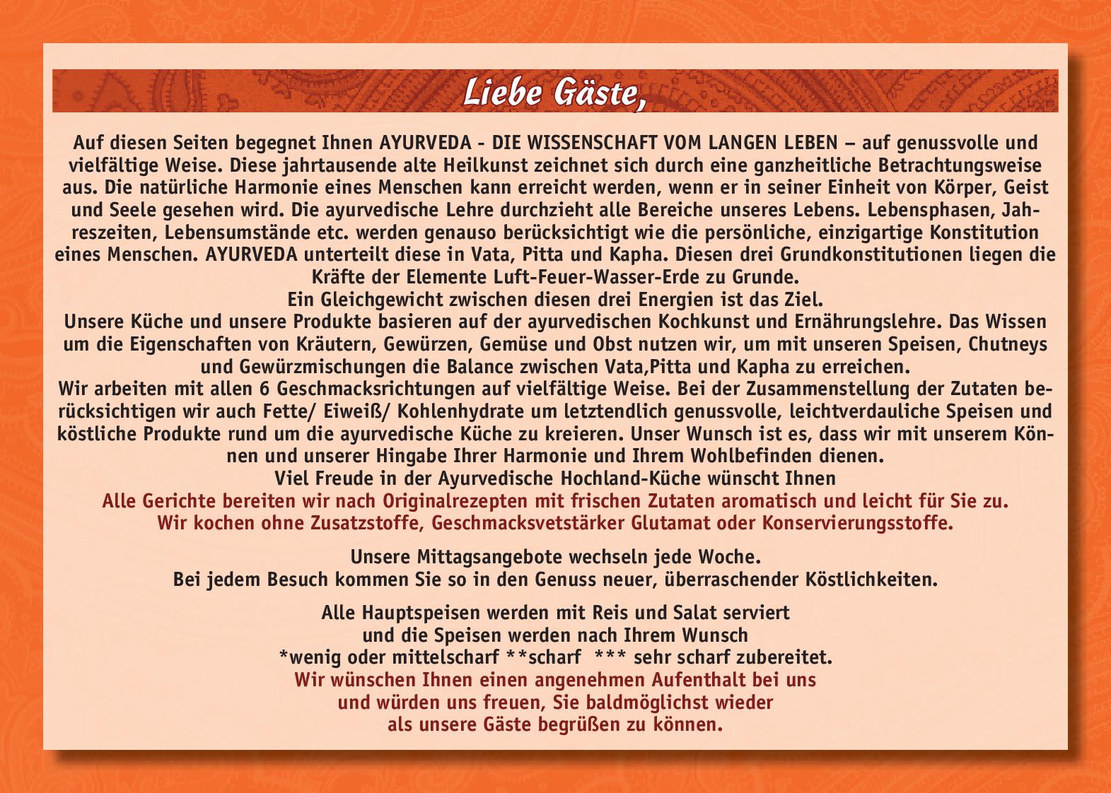 Speisekarte Karma Restaurant Berlin in Berlin, Seite 2