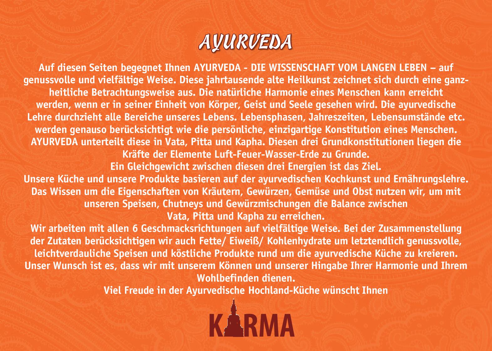 Speisekarte Karma Restaurant Berlin in Berlin, Seite 23