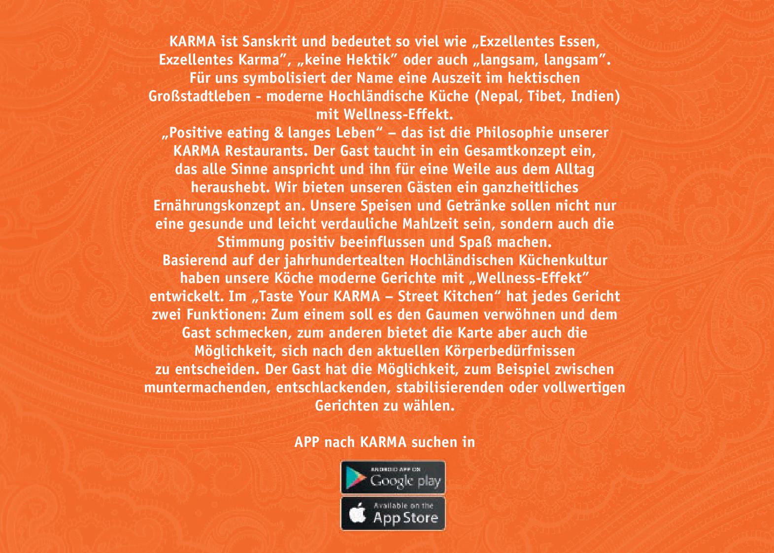 Speisekarte Karma Restaurant Berlin in Berlin, Seite 24