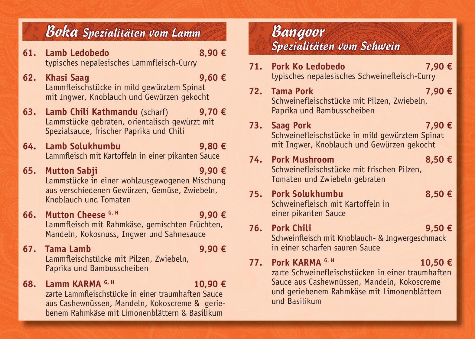Speisekarte Karma Restaurant Berlin in Berlin, Seite 7