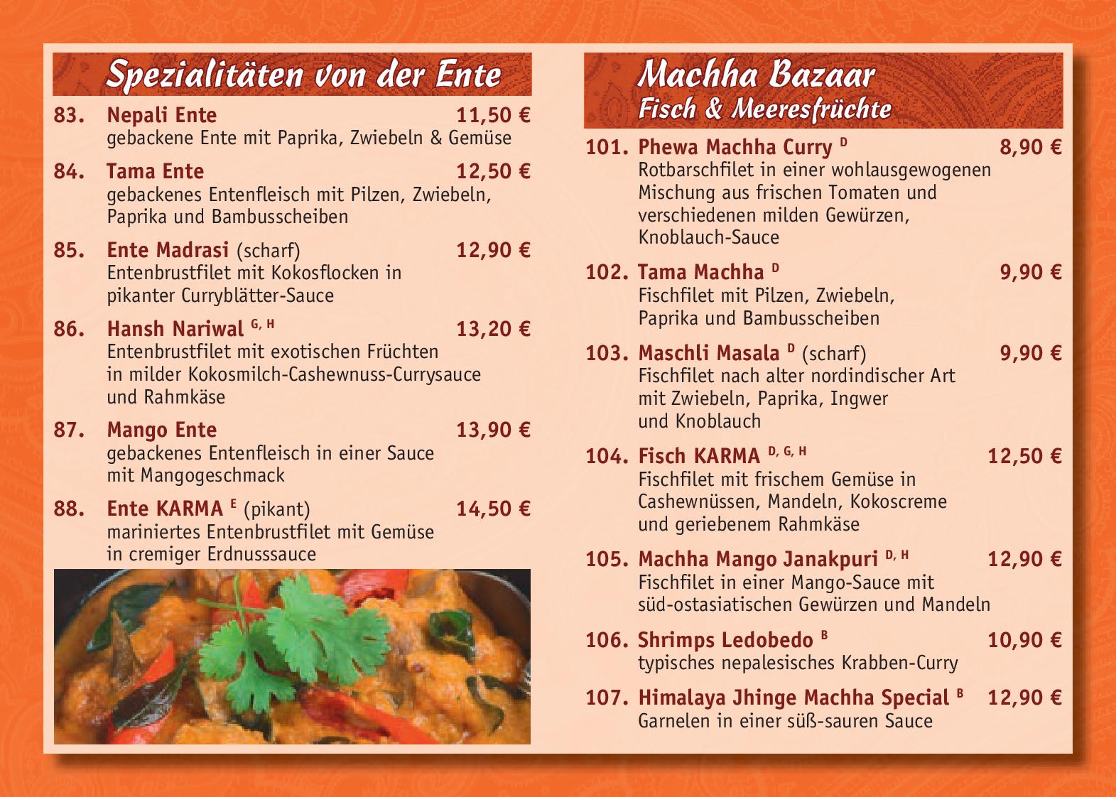 Speisekarte Karma Restaurant Berlin in Berlin, Seite 8