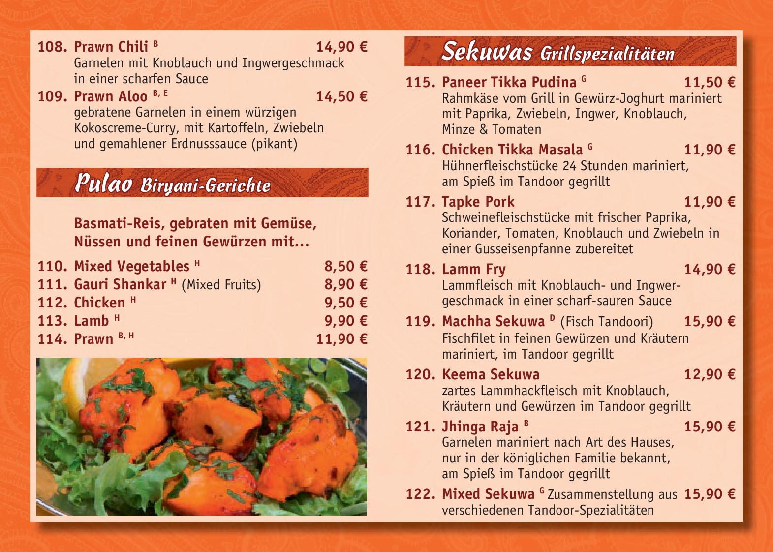 Speisekarte Karma Restaurant Berlin in Berlin, Seite 9