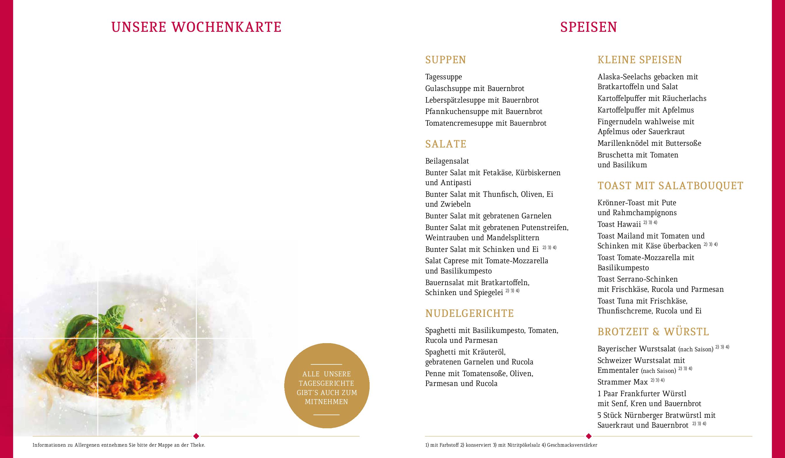 Speisekarte Café - Konditorei - Krönner in Straubing, Seite 6