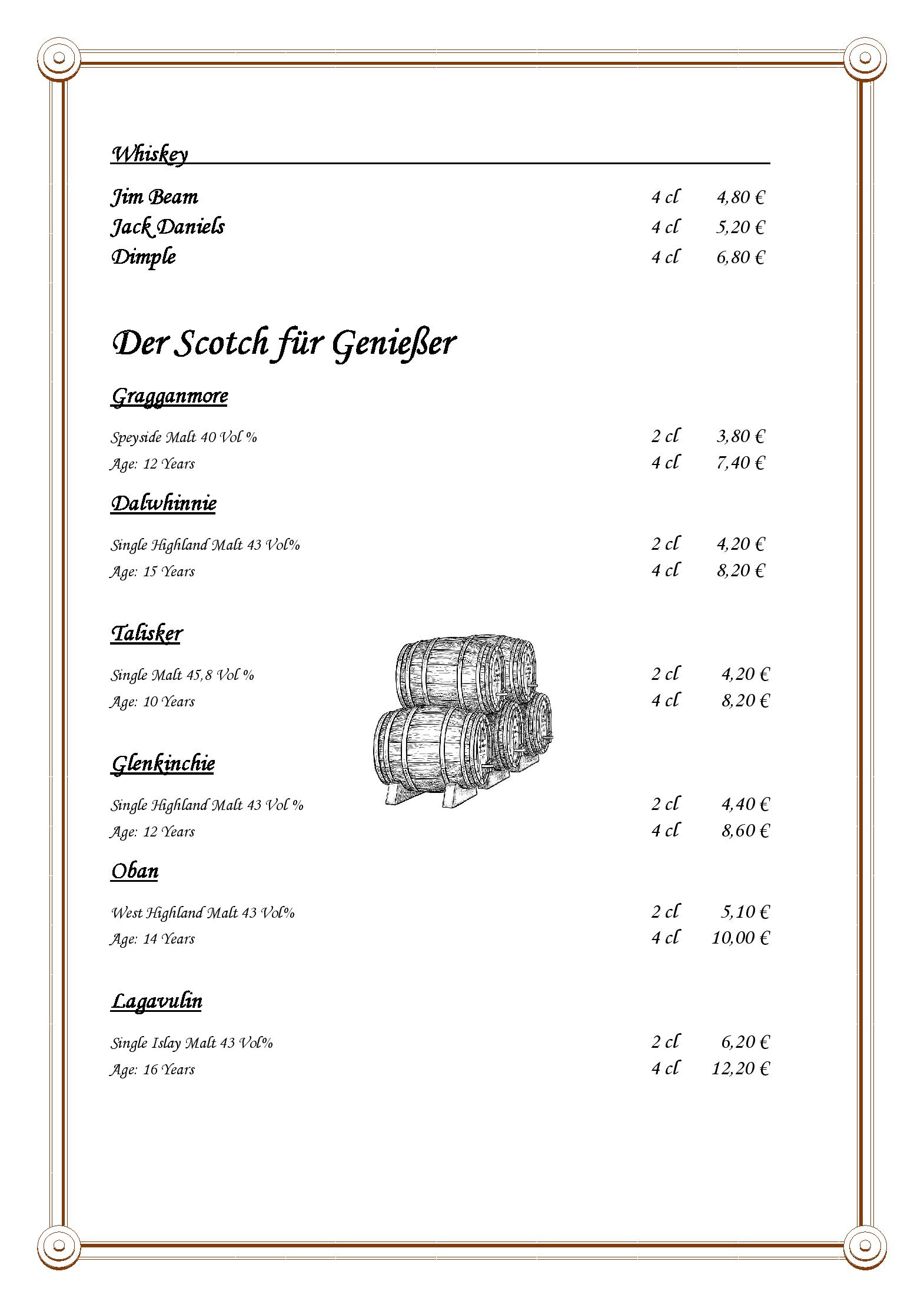 Speisekarte Zum Pferdestall in Leipzig, Seite 13