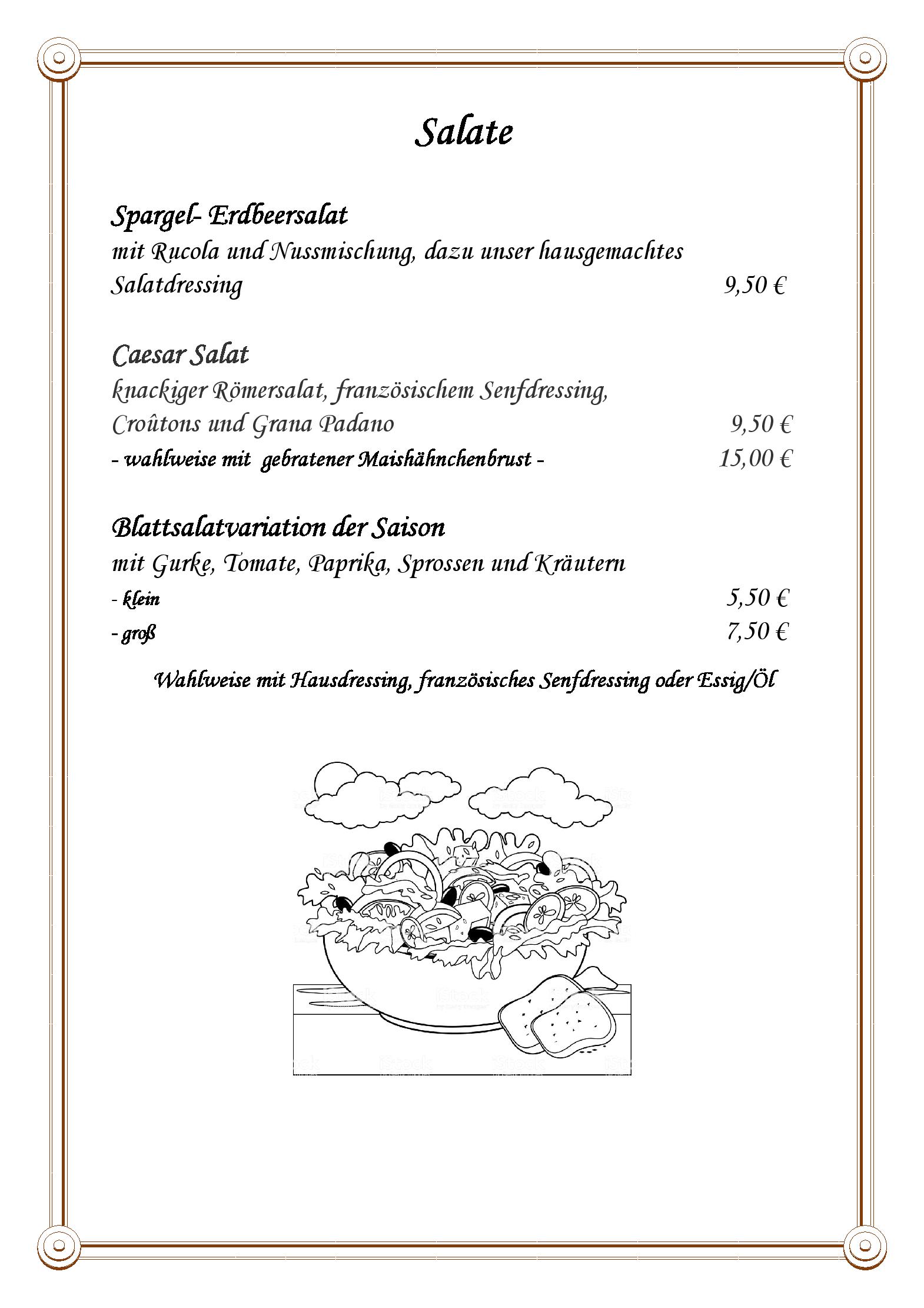 Speisekarte Zum Pferdestall in Leipzig, Seite 3