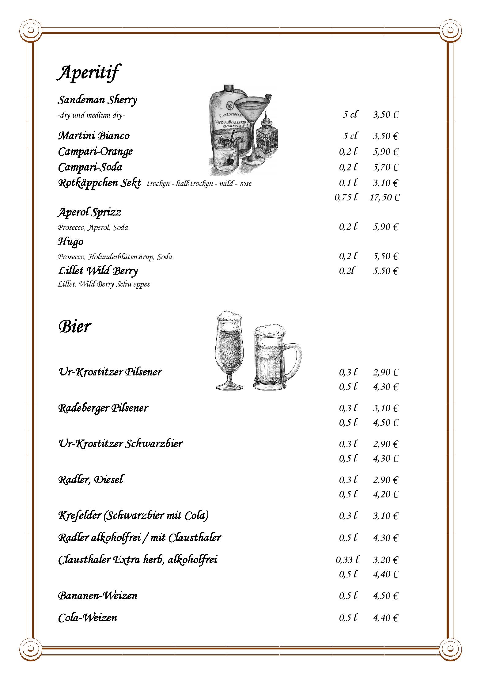 Speisekarte Zum Pferdestall in Leipzig, Seite 8