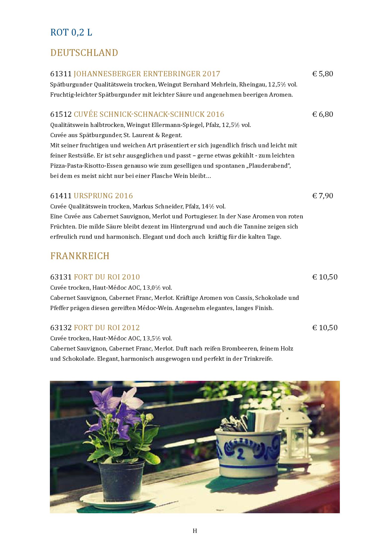 Speisekarte Daheim in der Affentor Schänke in Frankfurt am Main, Seite 12