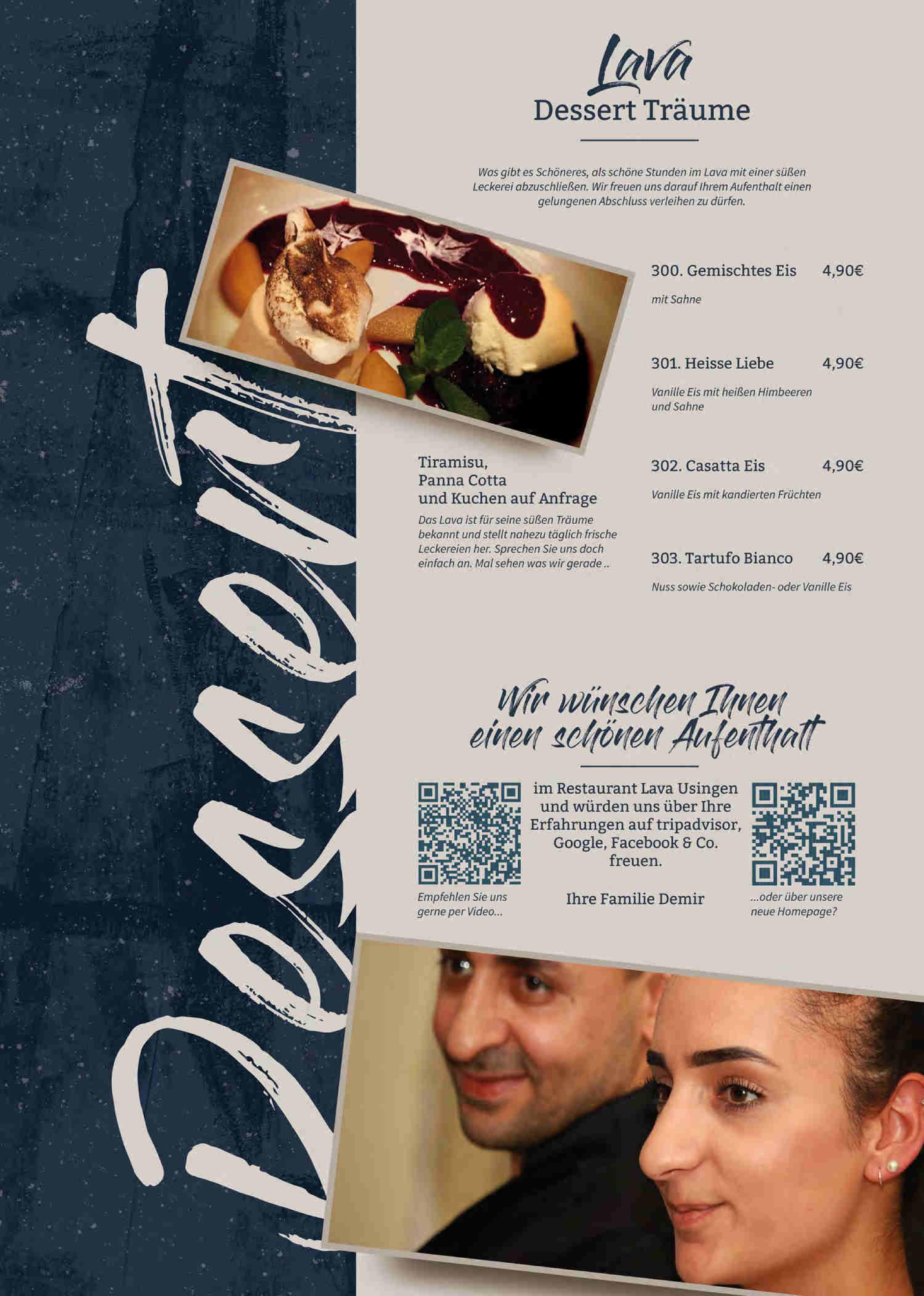 Speisekarte Lava Restaurant Usingen in Usingen, Seite 11