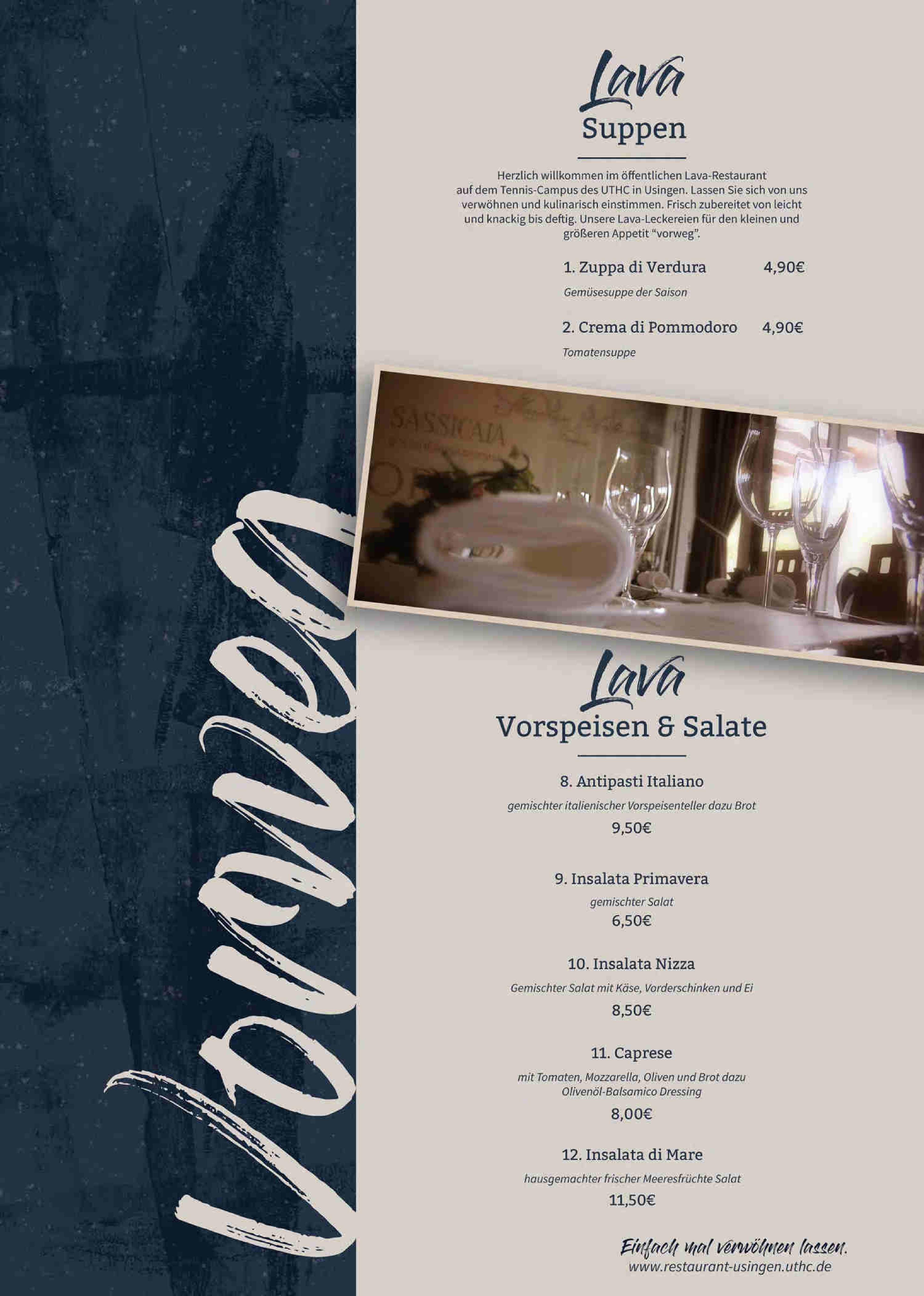 Speisekarte Lava Restaurant Usingen in Usingen, Seite 3