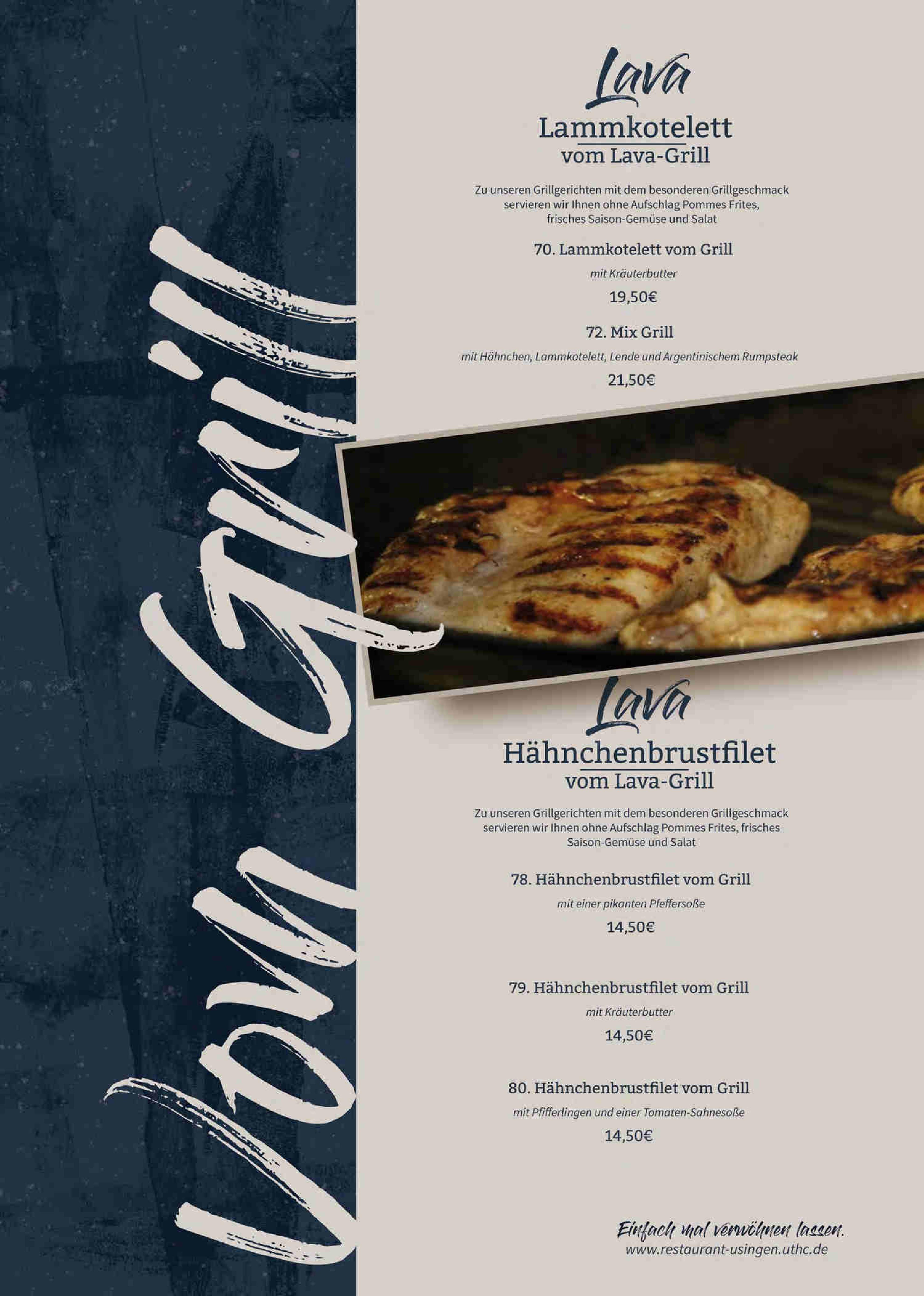 Speisekarte Lava Restaurant Usingen in Usingen, Seite 7