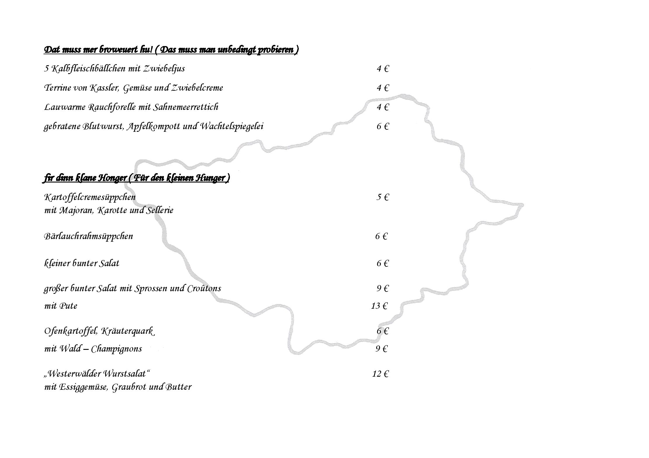 Speisekarte Linder Hotel & Sporting Club Wiesensee in Westerburg, Seite 3