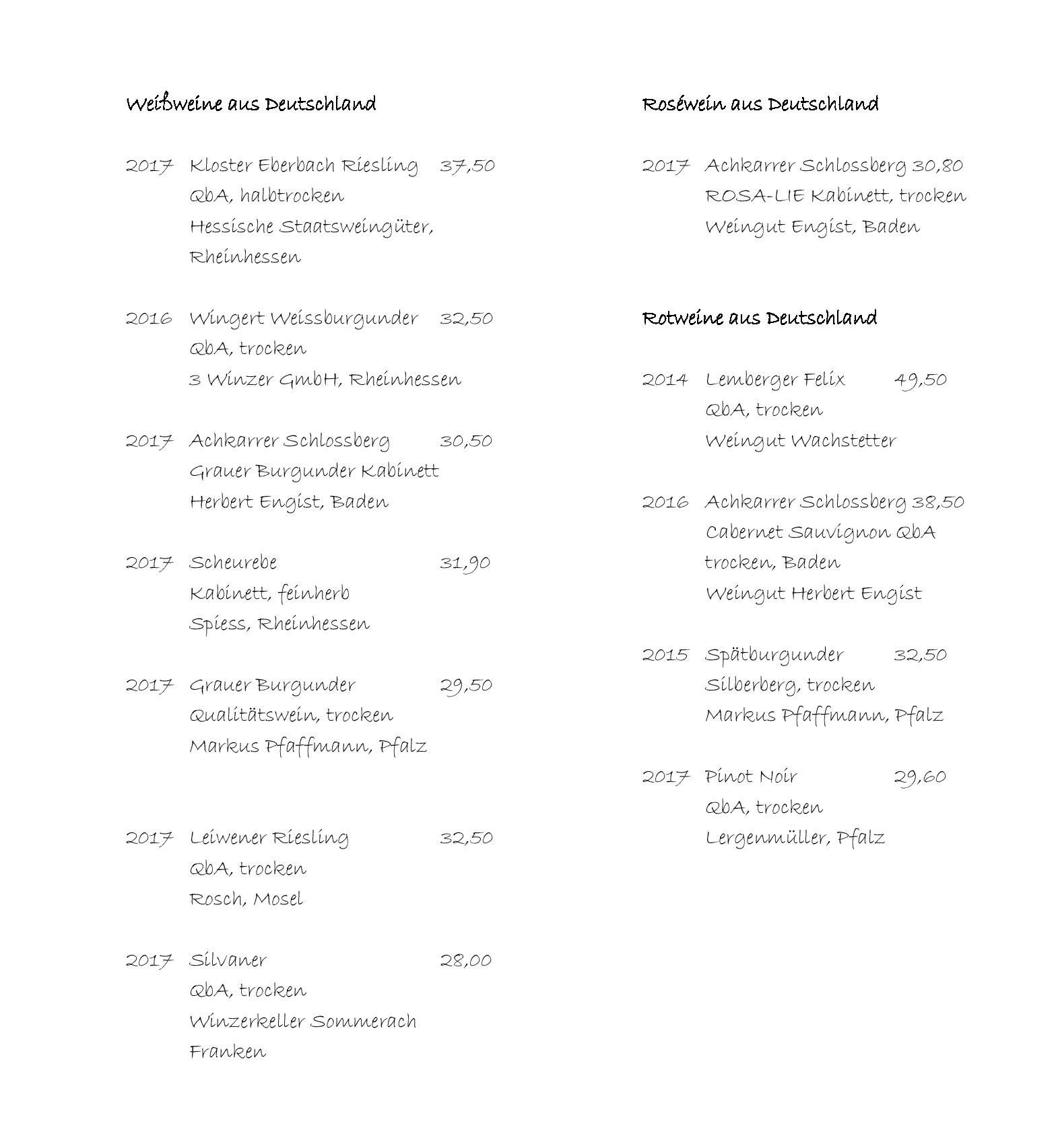 Speisekarte Linder Hotel & Sporting Club Wiesensee in Westerburg, Seite 15