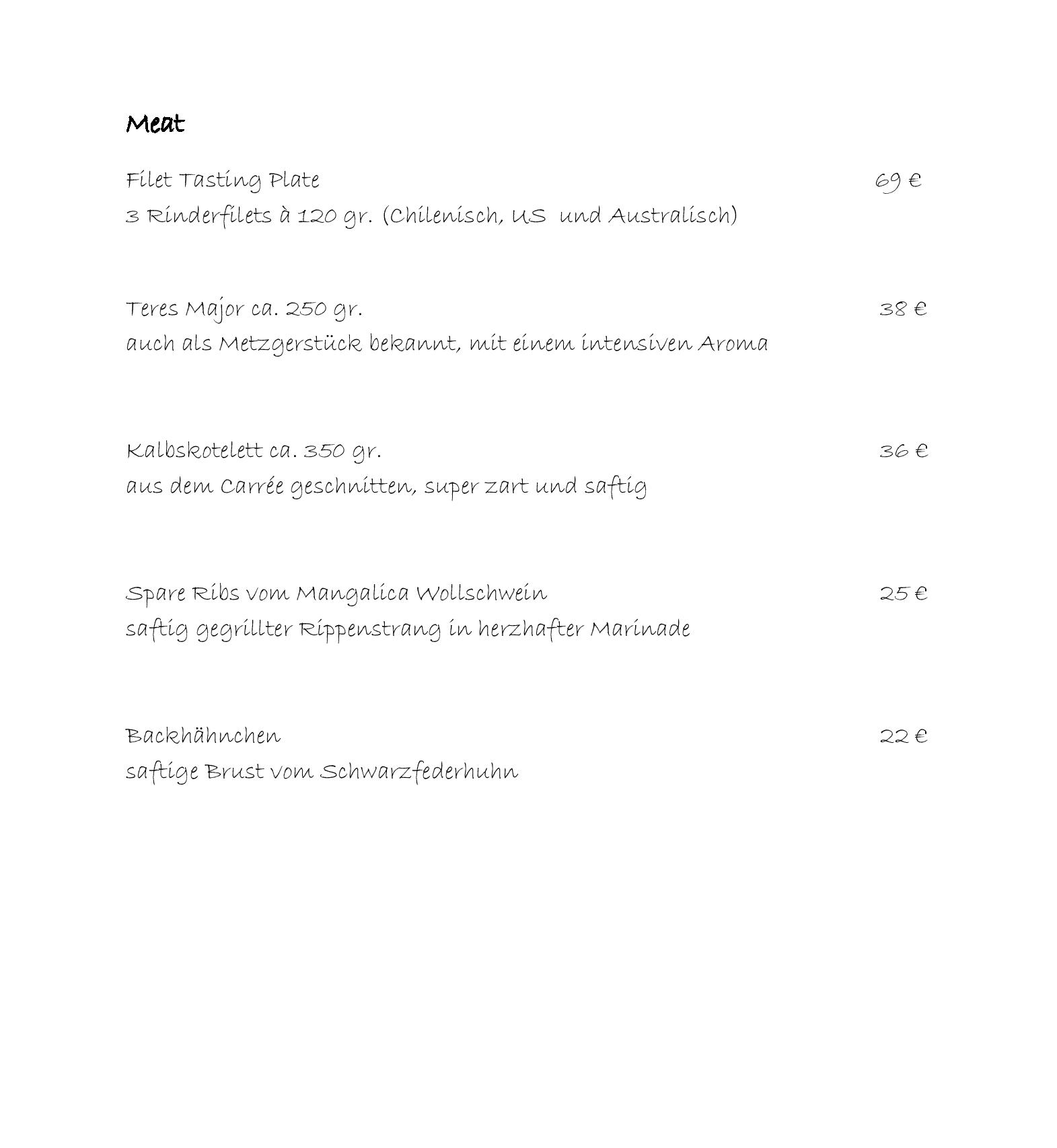 Speisekarte Linder Hotel & Sporting Club Wiesensee in Westerburg, Seite 11