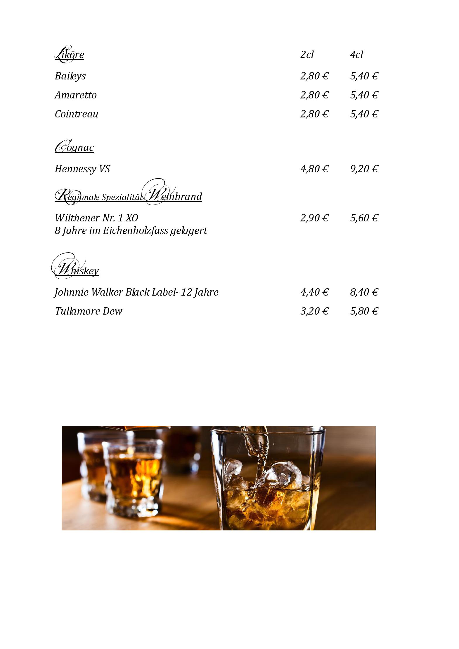 Speisekarte Hotel Lindenhof in Bad Schandau, Seite 15