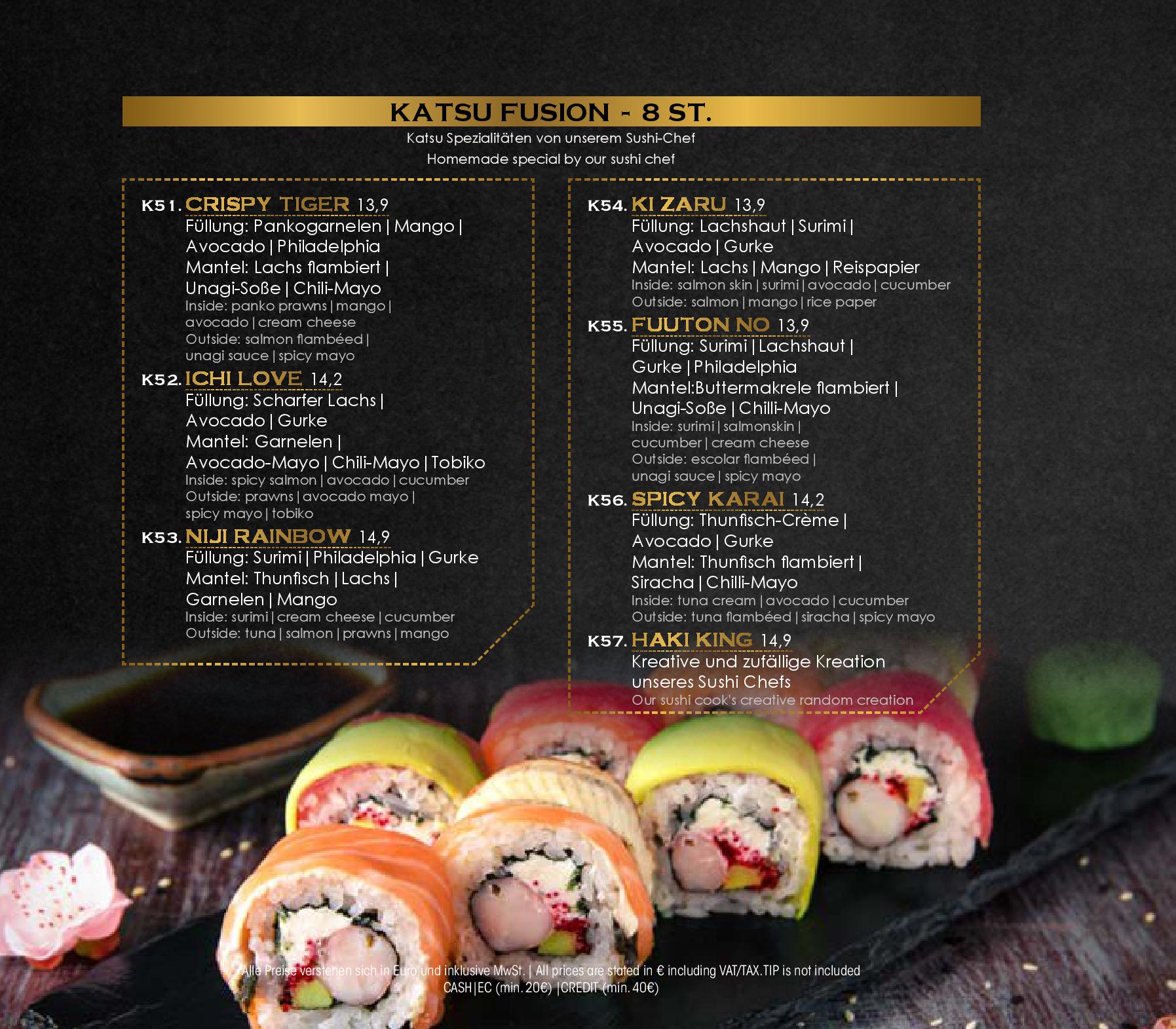 Speisekarte Katsu Restaurant in Ingelheim am Rhein, Seite 20