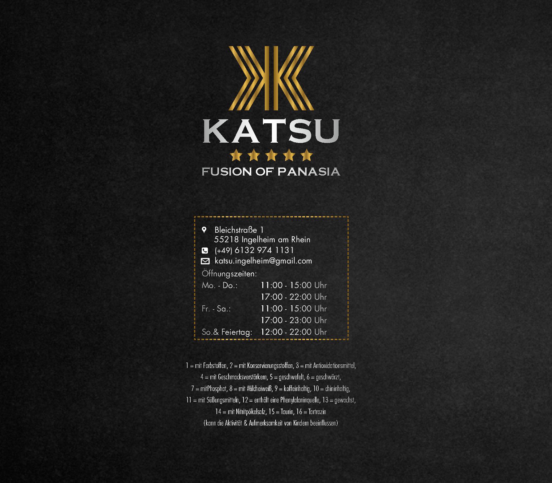 Speisekarte Katsu Restaurant in Ingelheim am Rhein, Seite 32