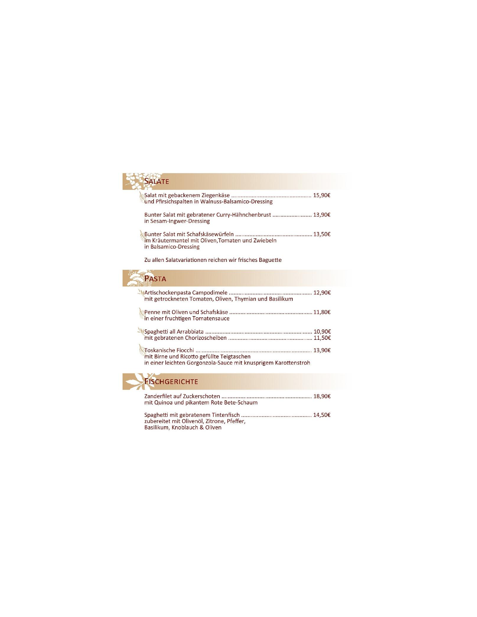 Speisekarte Wunderbar Weite Welt , Cafe Bar Restaurant Club in Eppstein, Seite 6
