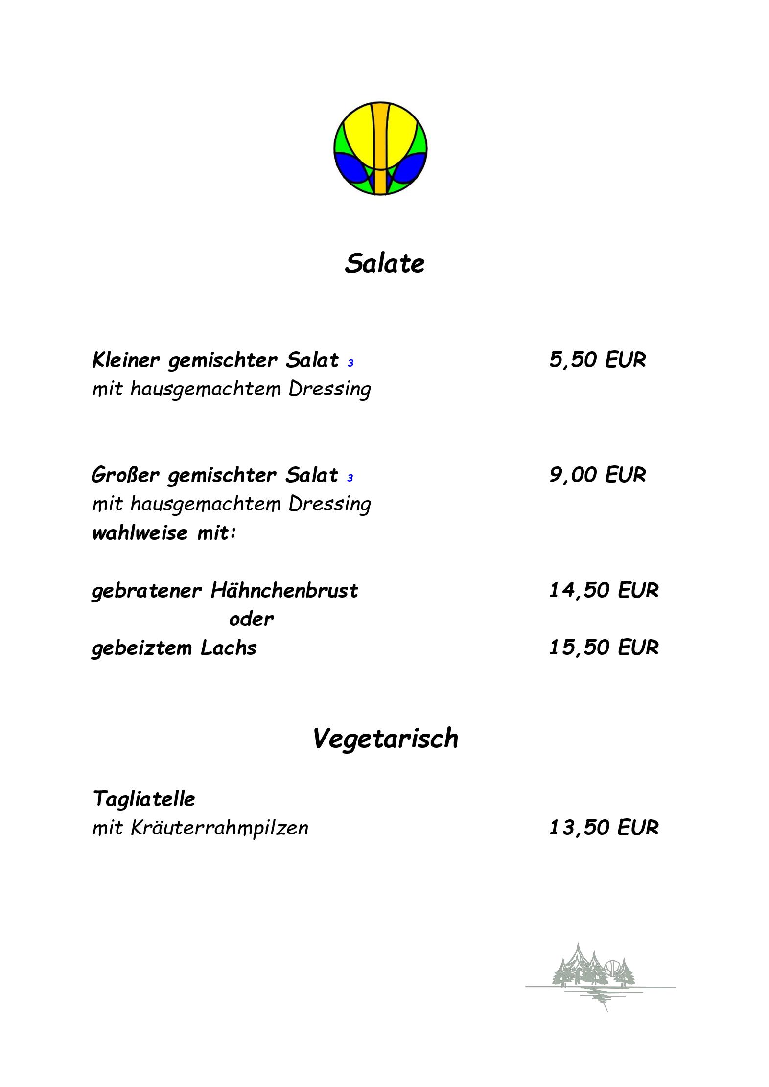 Speisekarte Waldschänke Hohenwarthe in Hohenwarthe, Seite 2