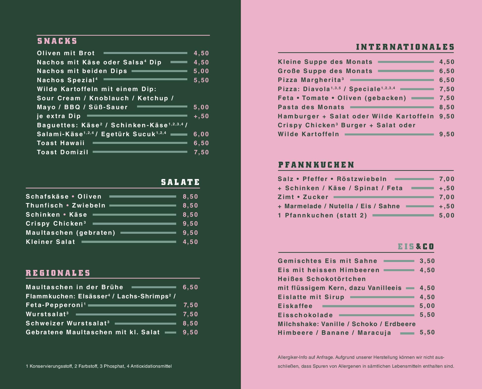 Speisekarte Bistro Domizil in Leonberg, Seite 6
