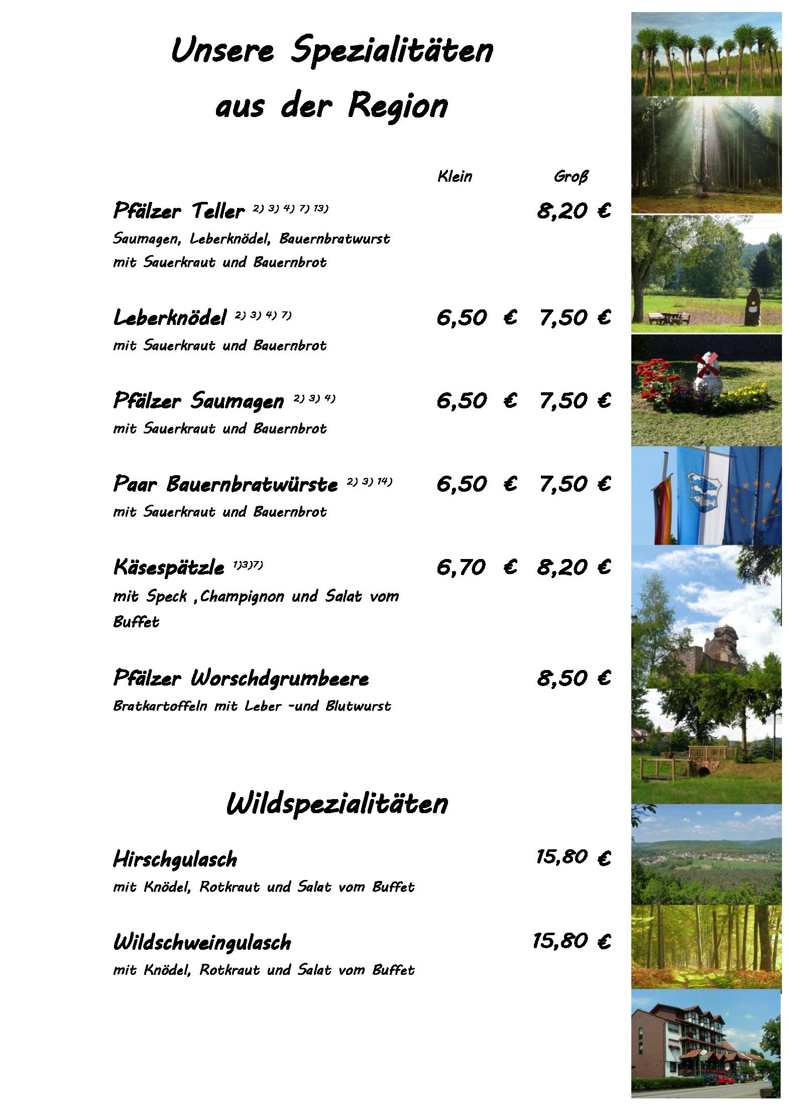 Speisekarte Blick zum Maimont in Ludwigswinkel, Seite 7