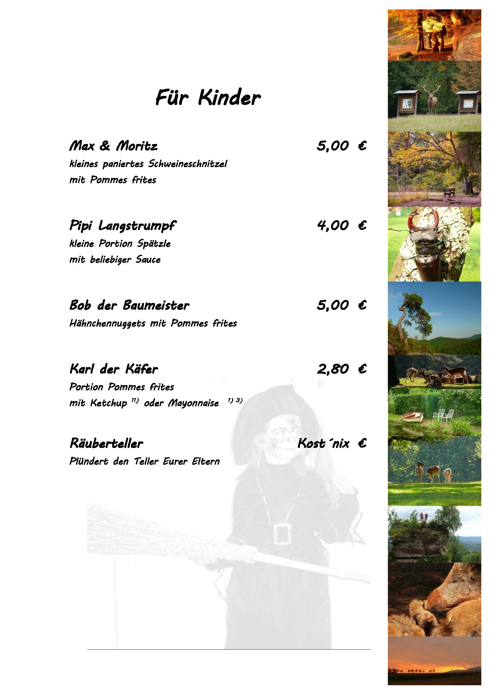 Speisekarte Blick zum Maimont in Ludwigswinkel, Seite 8