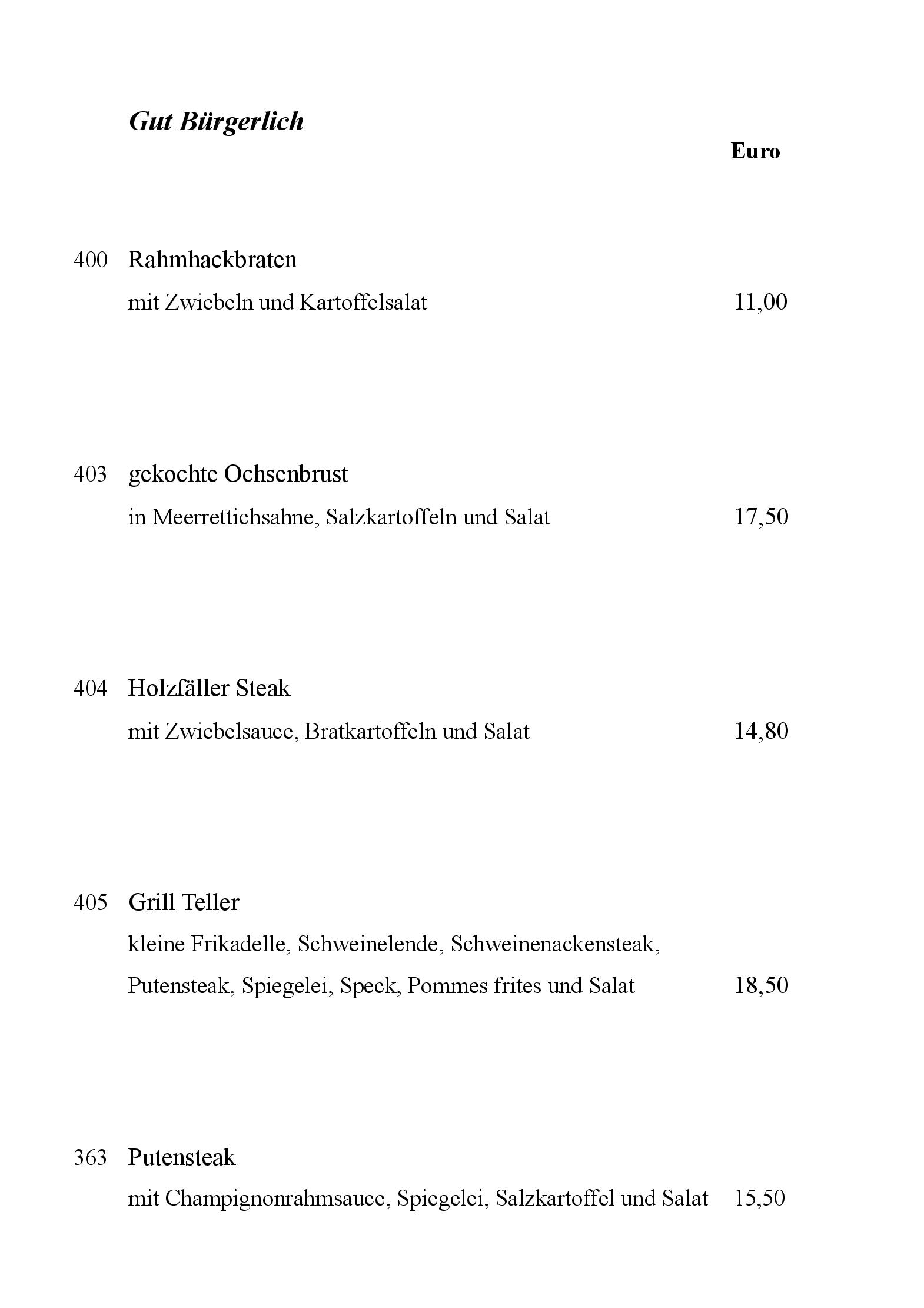 Speisekarte Ziegelbusch in Darmstadt, Seite 10
