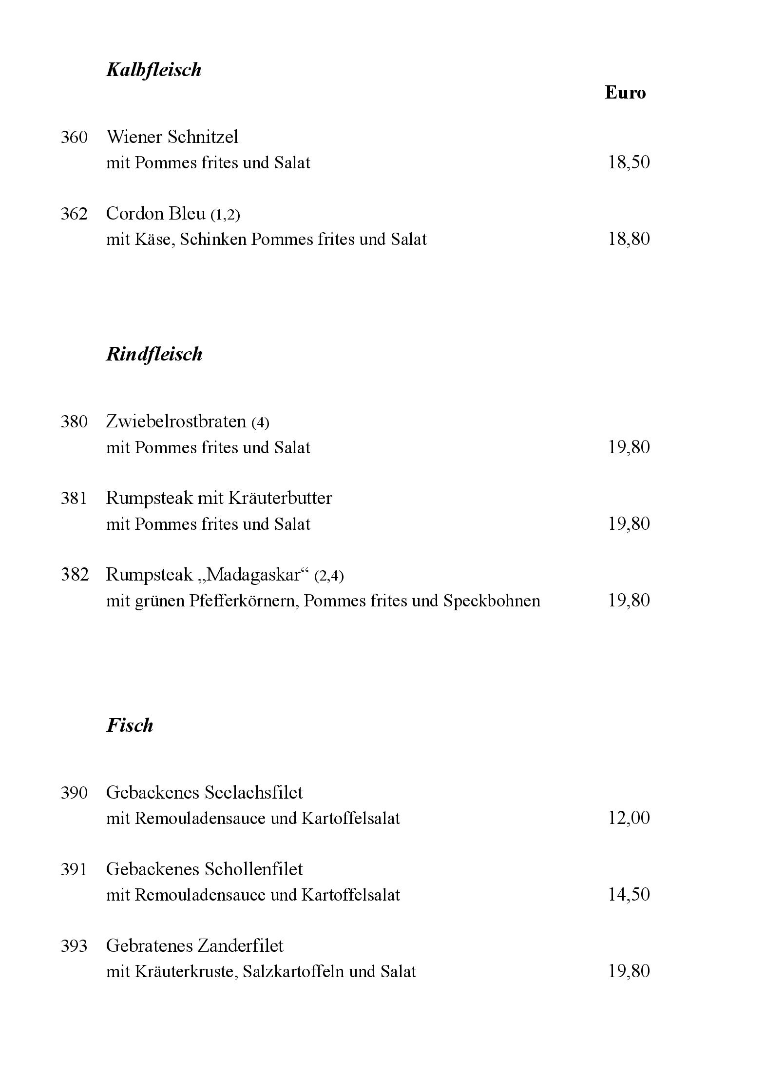 Speisekarte Ziegelbusch in Darmstadt, Seite 8