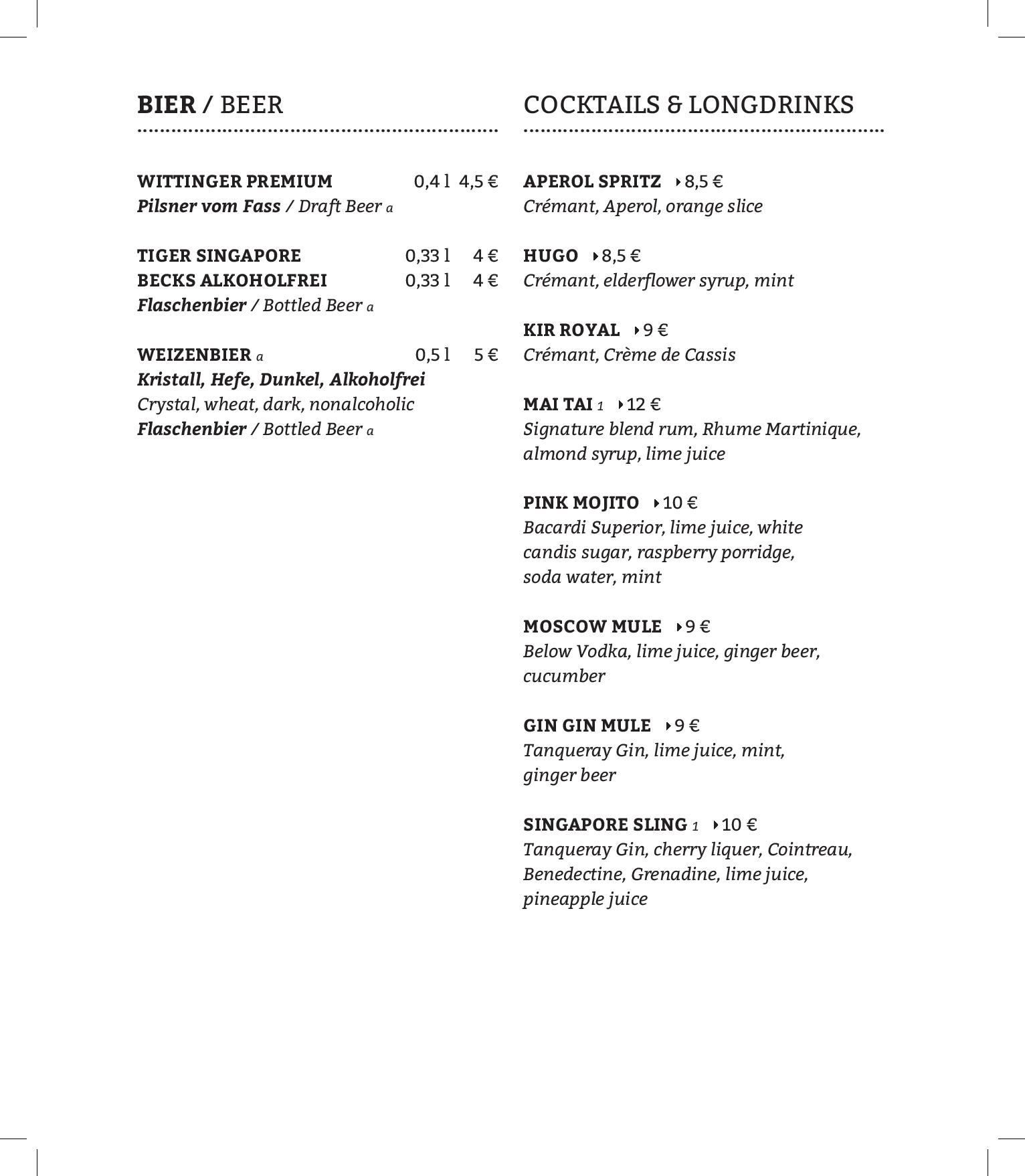 Speisekarte Restaurant Goodtime in Berlin, Seite 12