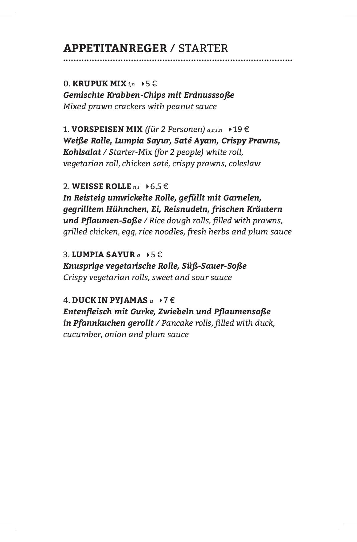Speisekarte Restaurant Goodtime in Berlin, Seite 2