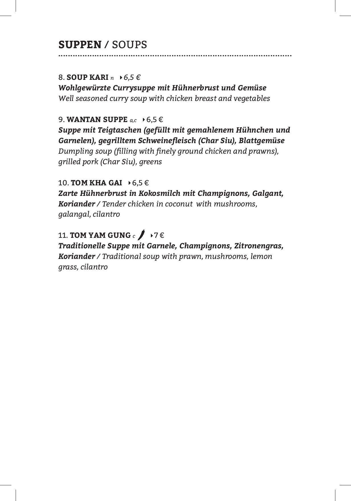 Speisekarte Restaurant Goodtime in Berlin, Seite 4