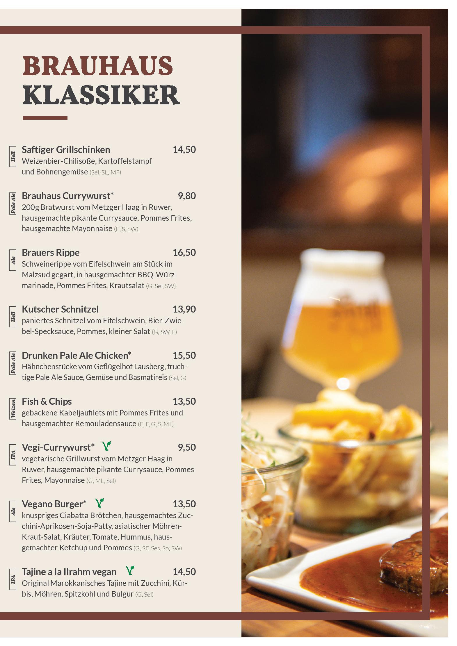 Speisekarte Blesius Garten in Trier, Seite 7