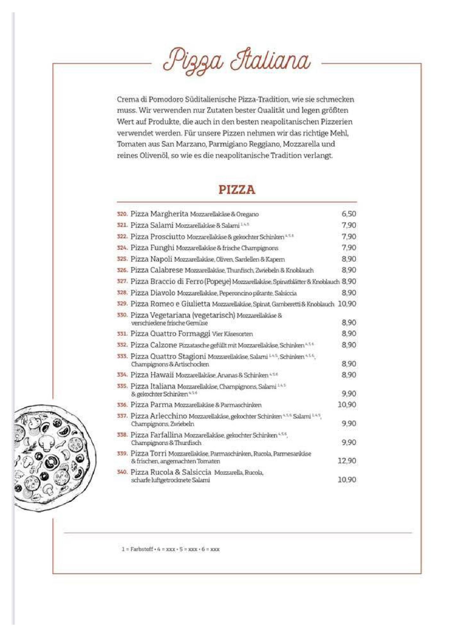 Speisekarte Ristorante Torri in Mayen, Seite 6