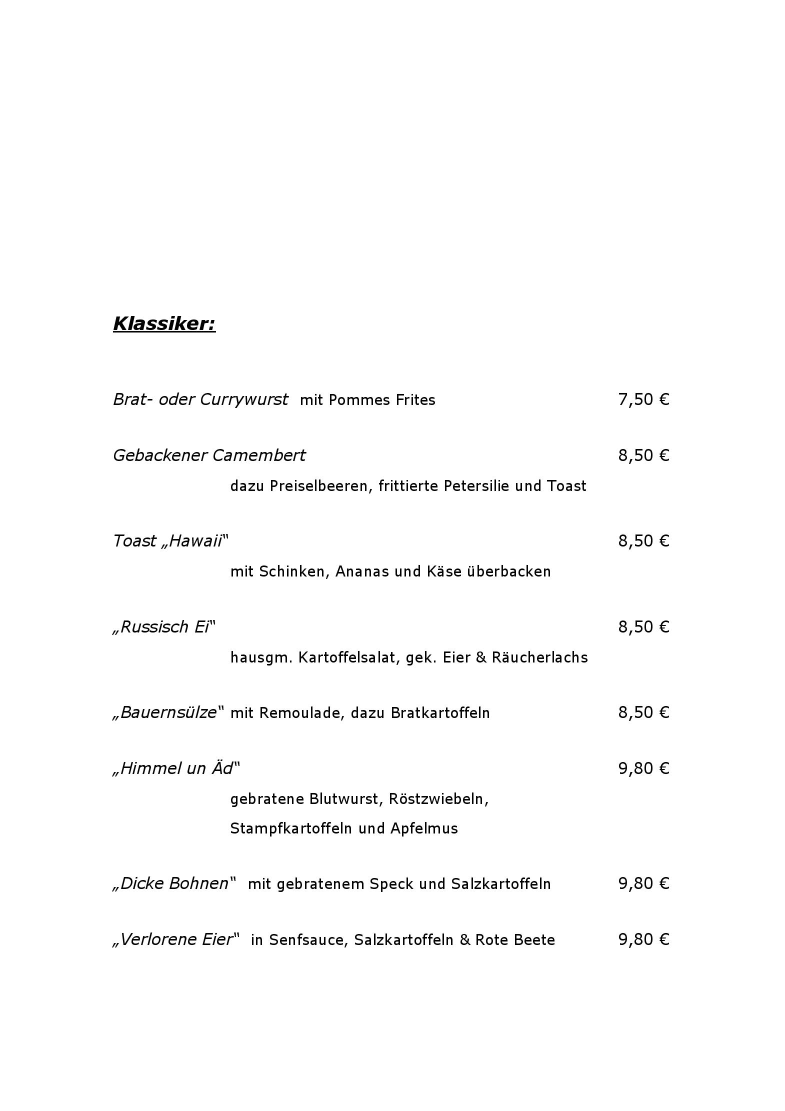 Speisekarte Restaurant Alt Beul in Bad Neuenahr-Ahrweiler, Seite 4