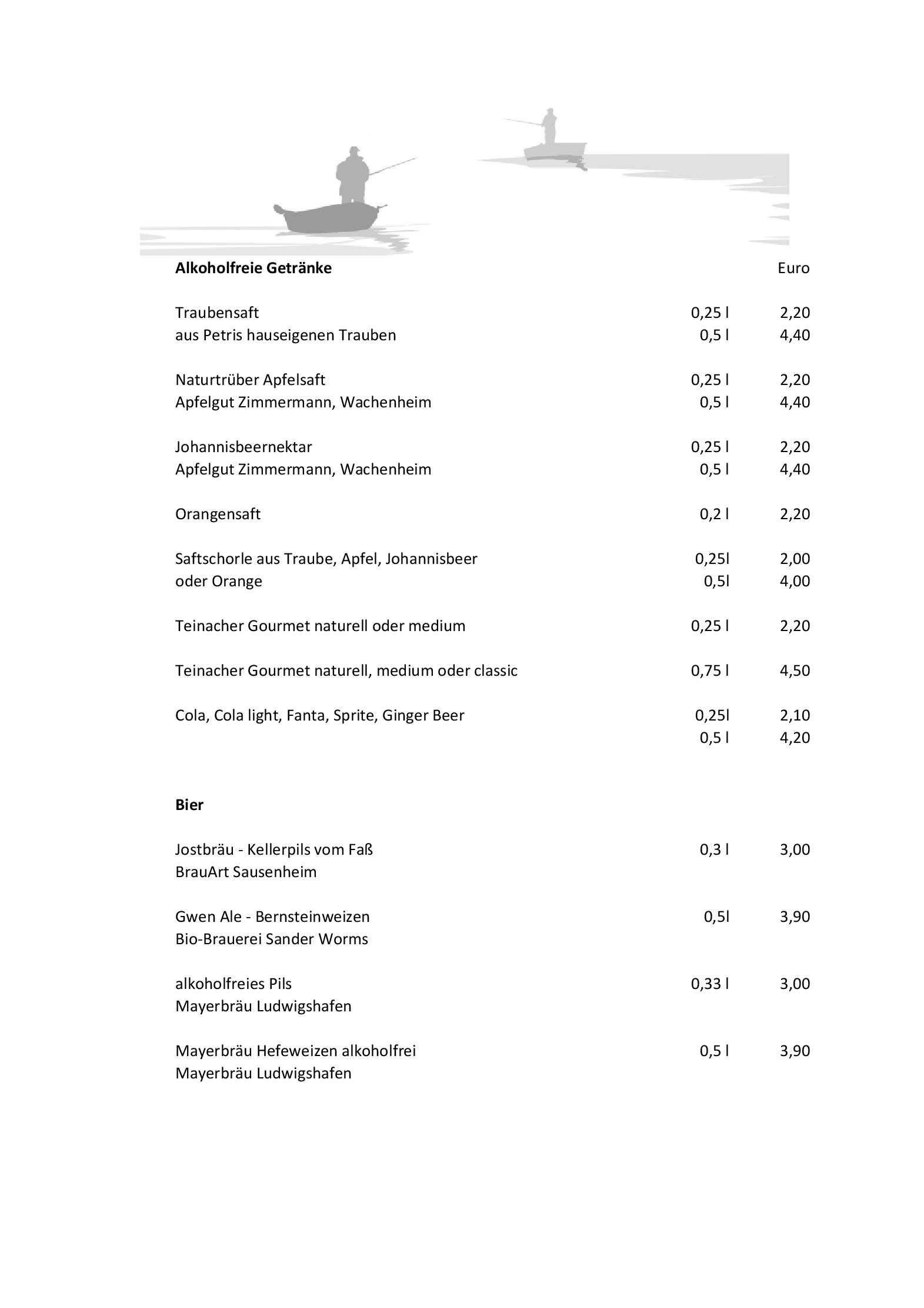 Speisekarte Gutsausschank Petri in Herxheim am Berg, Seite 6