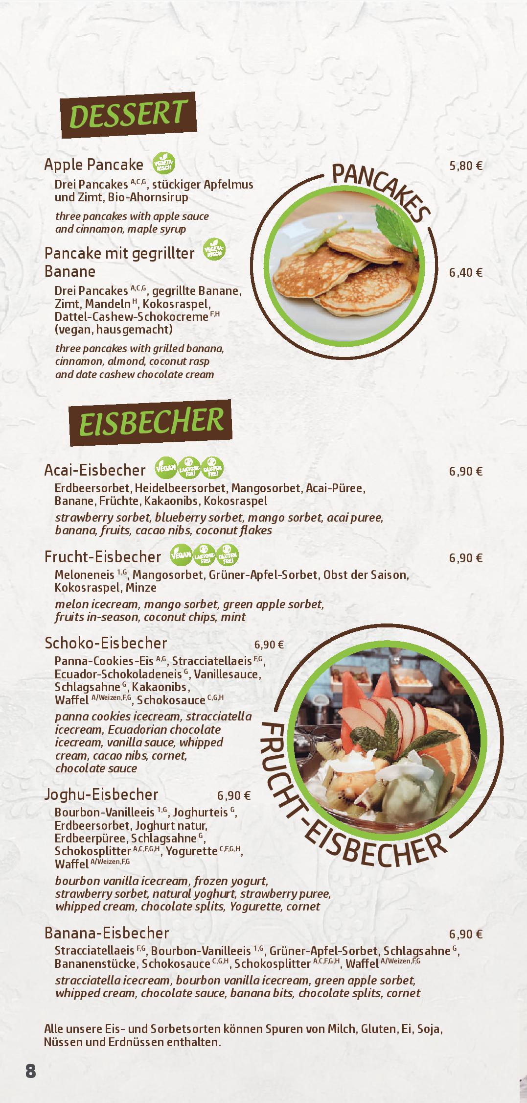 Speisekarte xfresh - coffee & foodlounge in Dresden, Seite 10