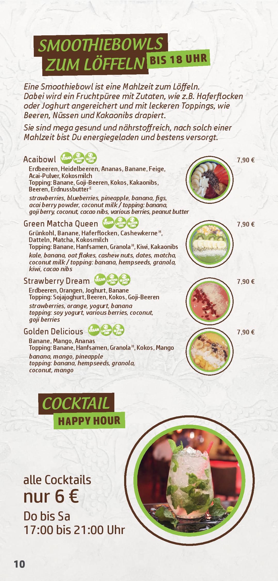Speisekarte xfresh - coffee & foodlounge in Dresden, Seite 12